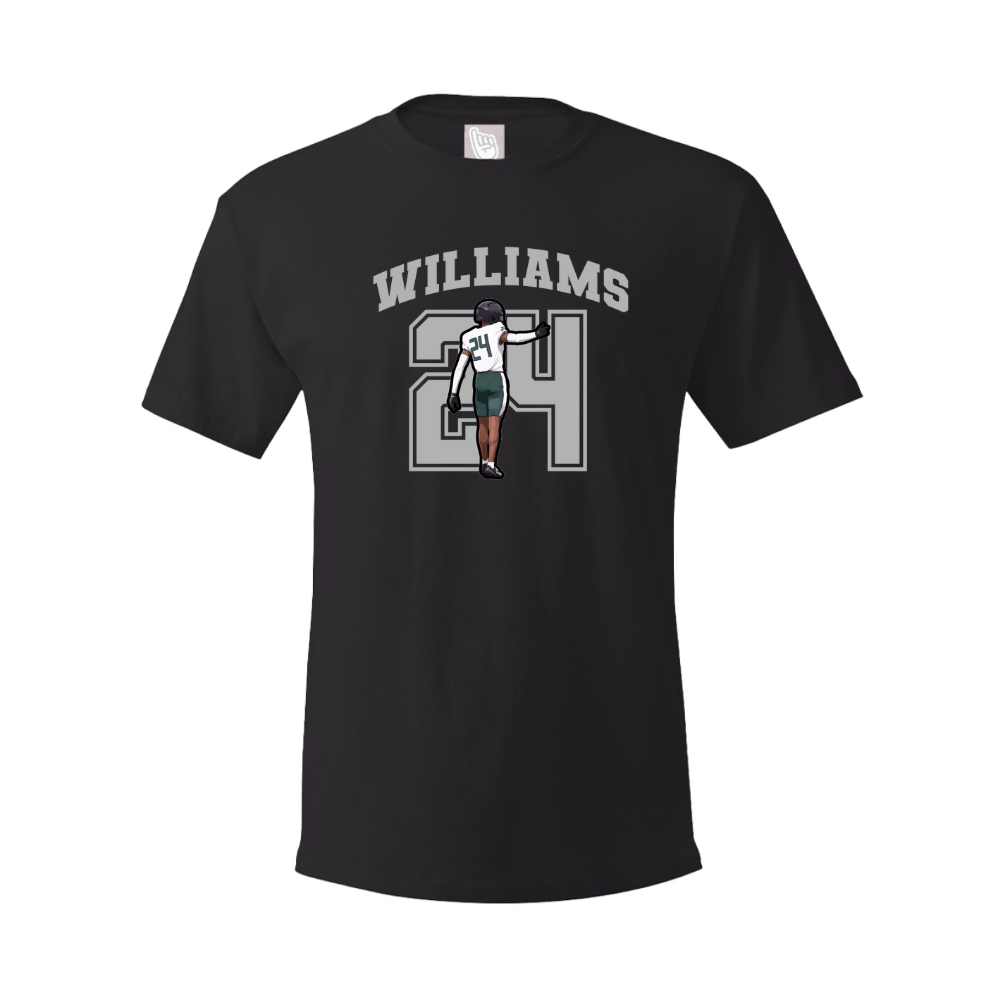 Youth Tee — Number in Black