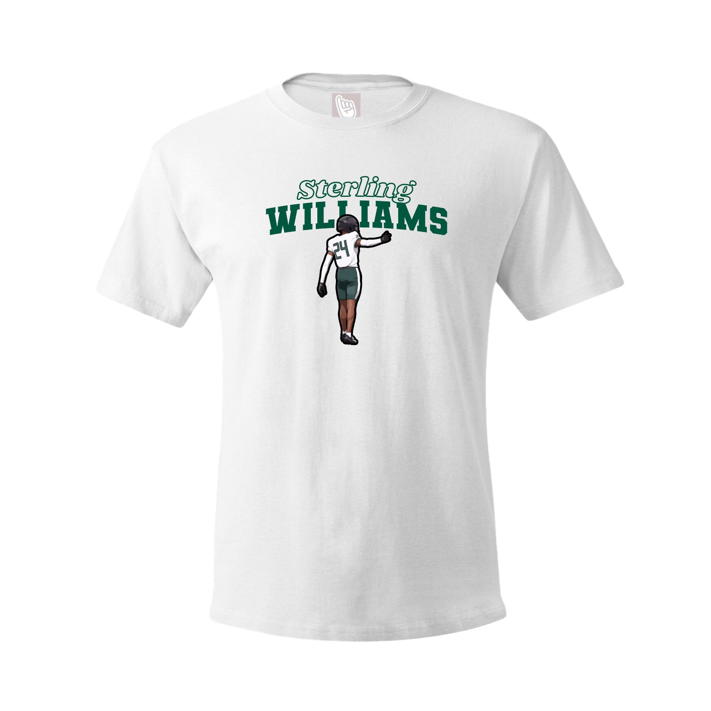 Tee — Name Arch in White