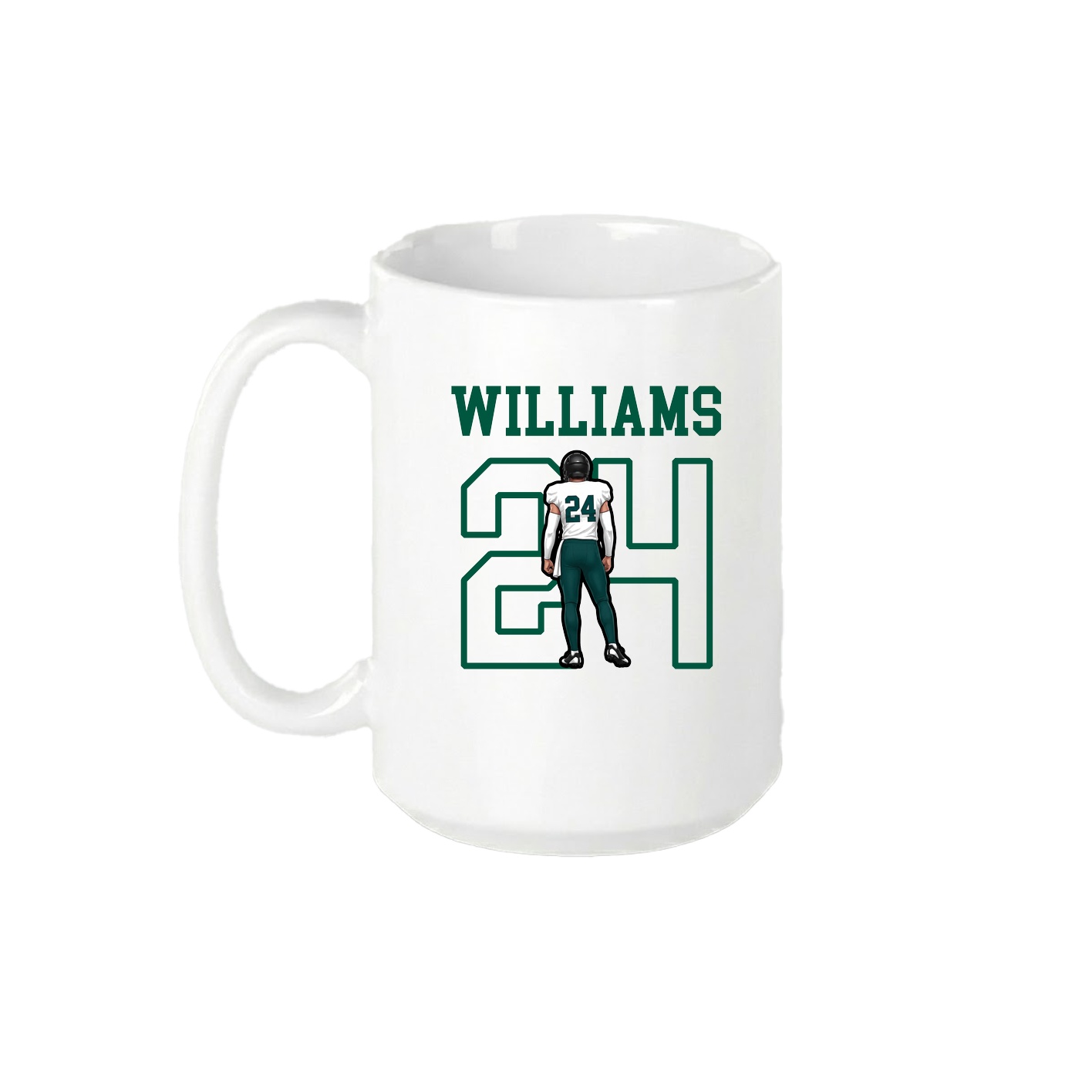 15oz Coffee Mug — Shirsey in White