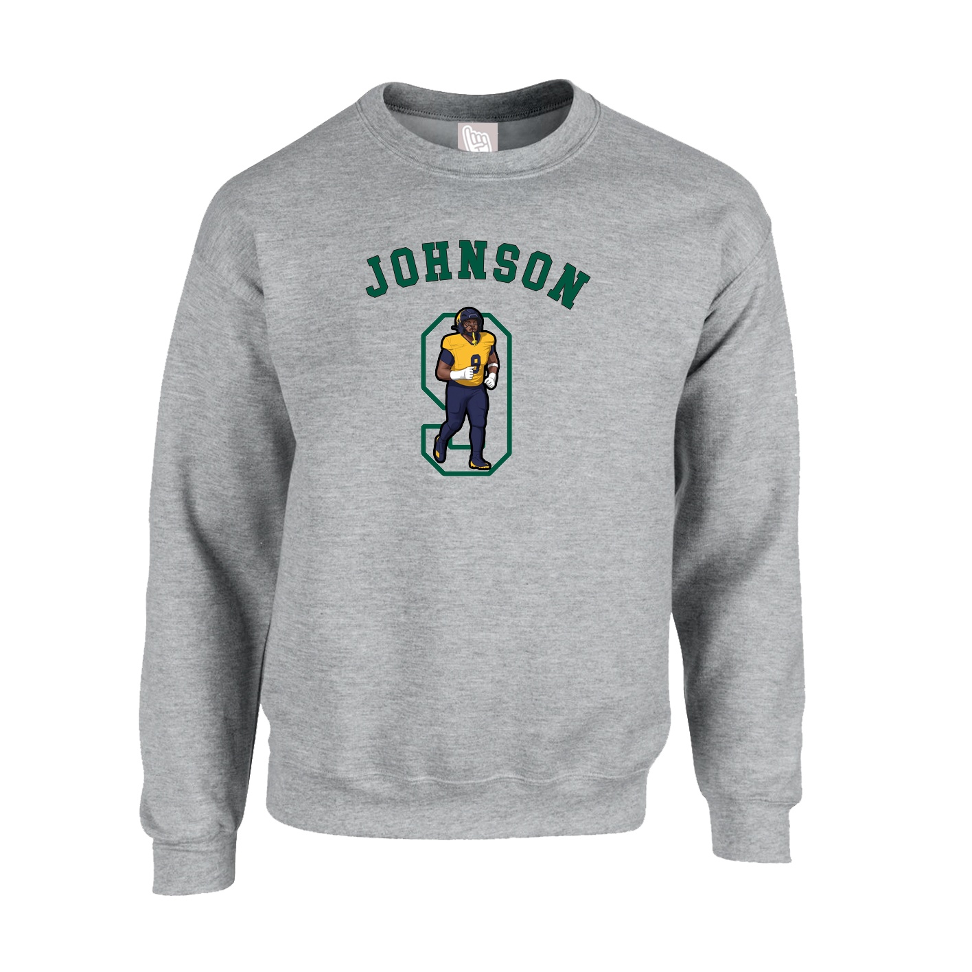 Fleece Crew — Shirsey Arch in Grey
