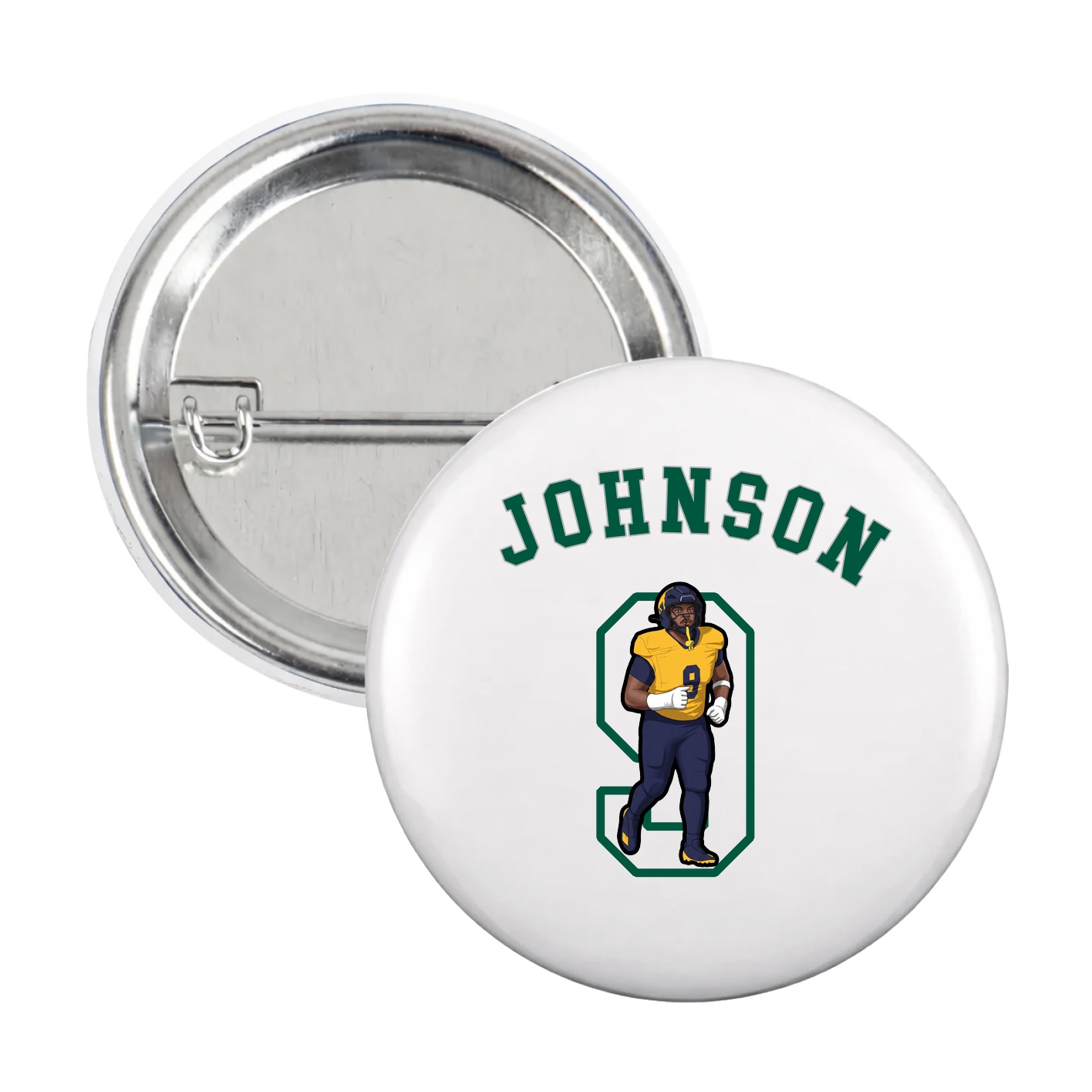 Game Day Button — Shirsey Arch in White