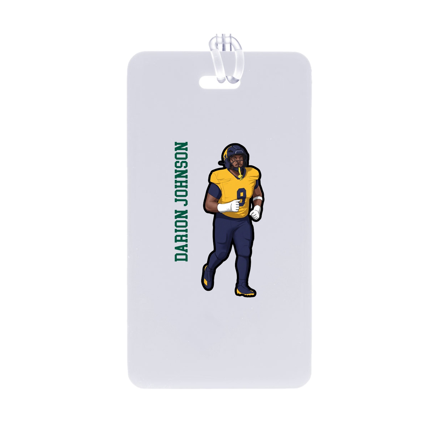 Bag Tag — Name Vertical in Classic