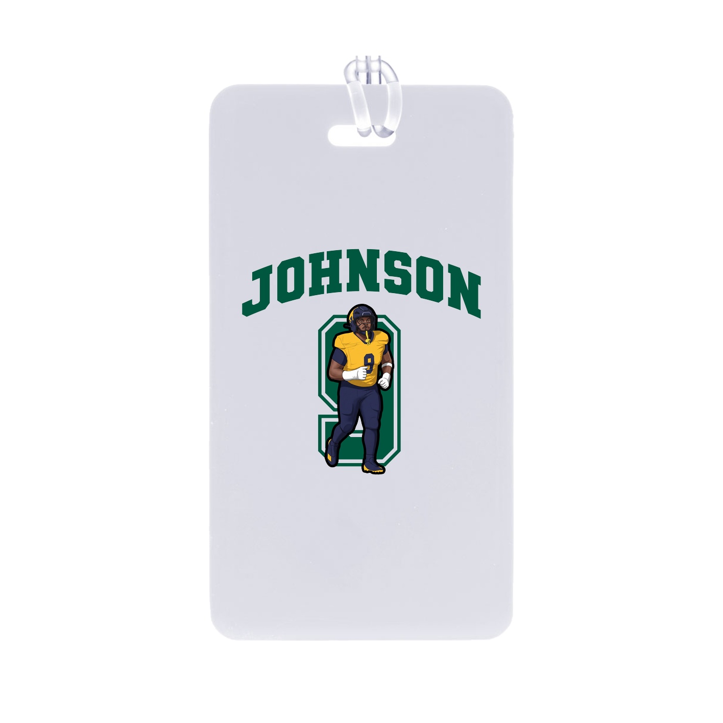 Bag Tag — Number in Classic