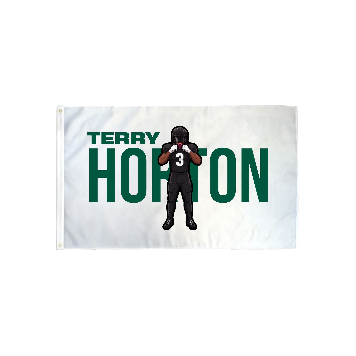 3x5 Flag — Player Name in Classic
