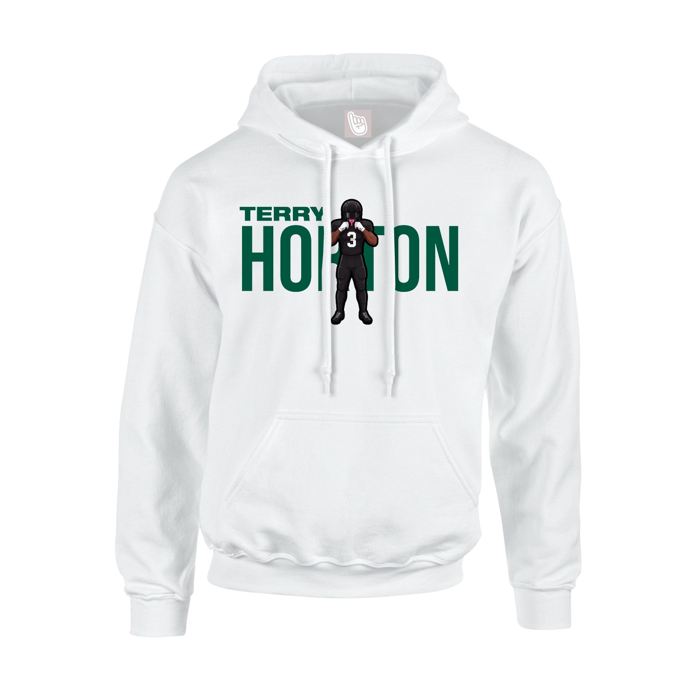 Hoodie — Player Name in White