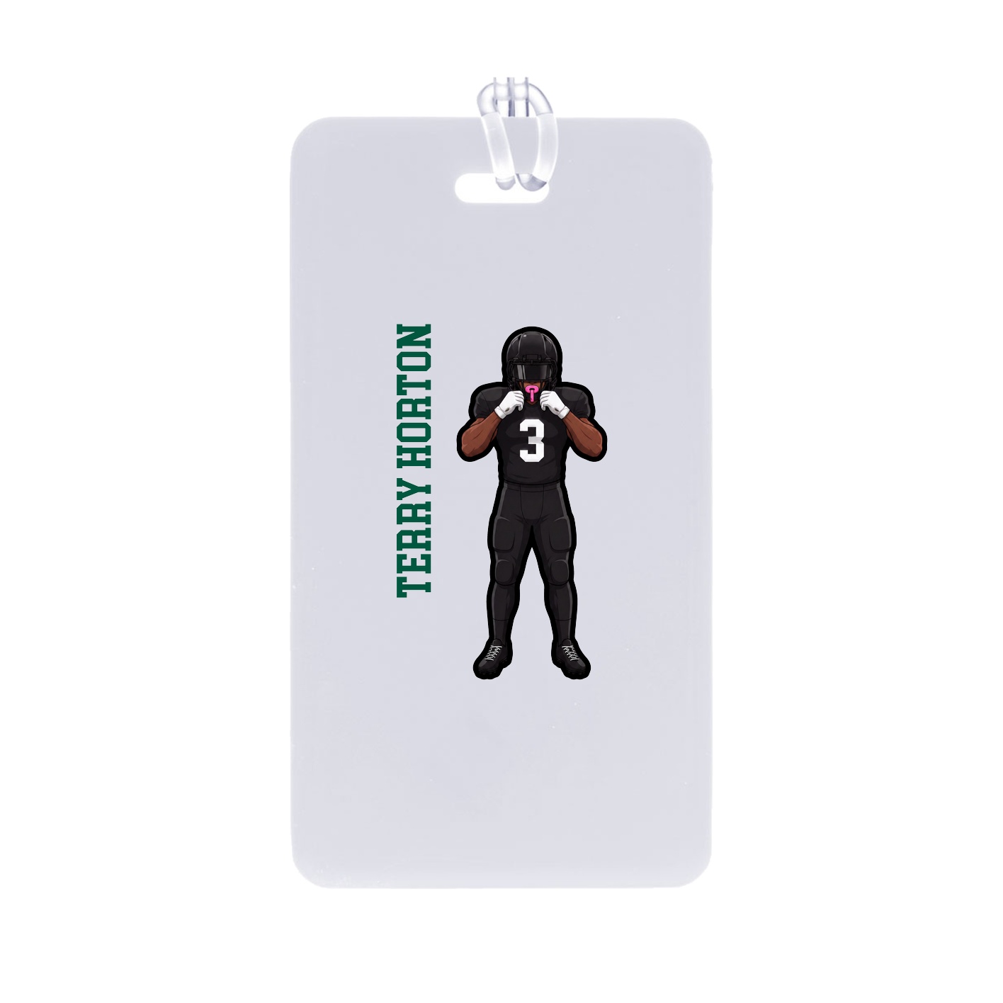 Bag Tag — Name Vertical in Classic