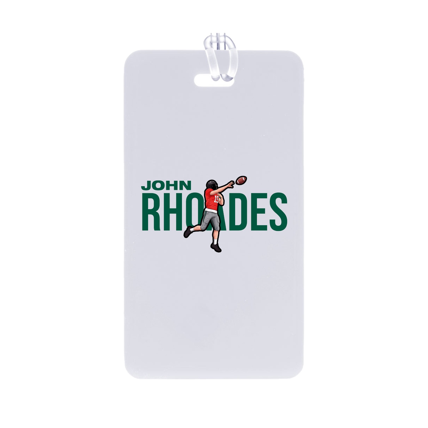 Bag Tag — Player Name in Classic