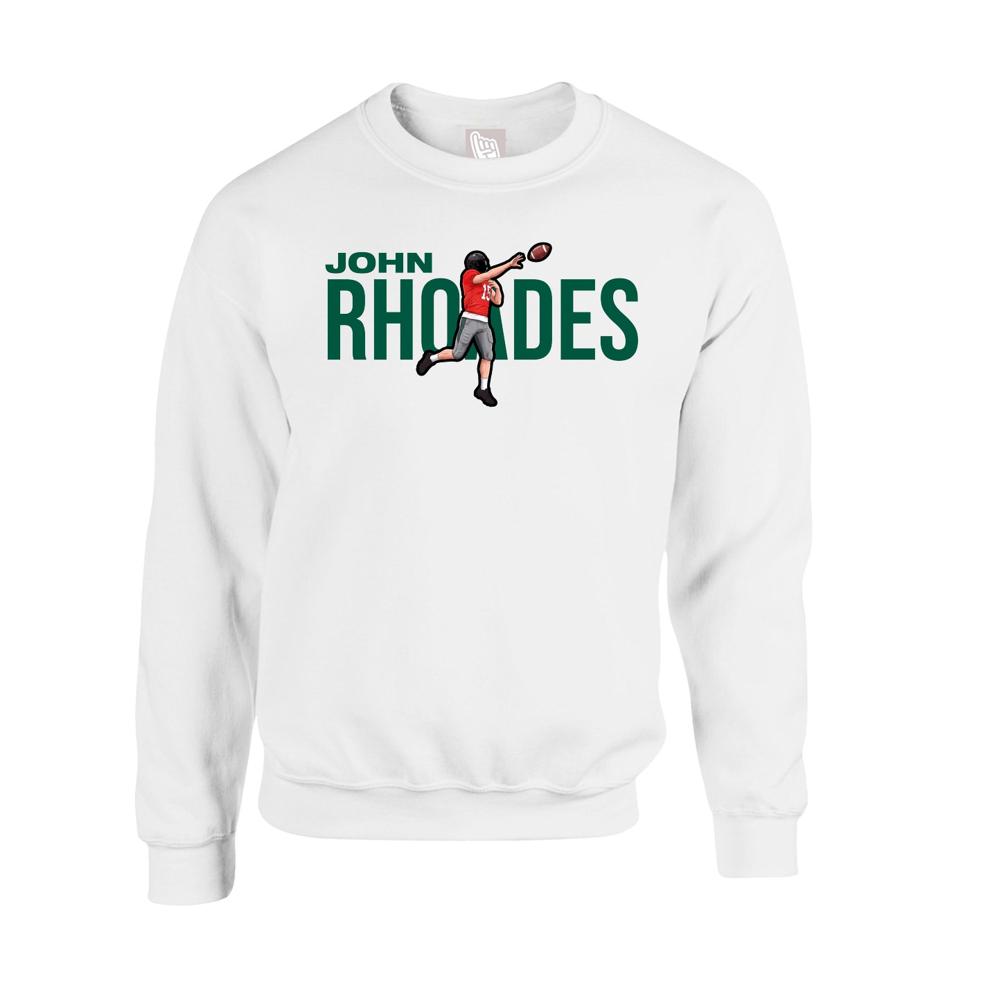 Fleece Crew — Player Name in White