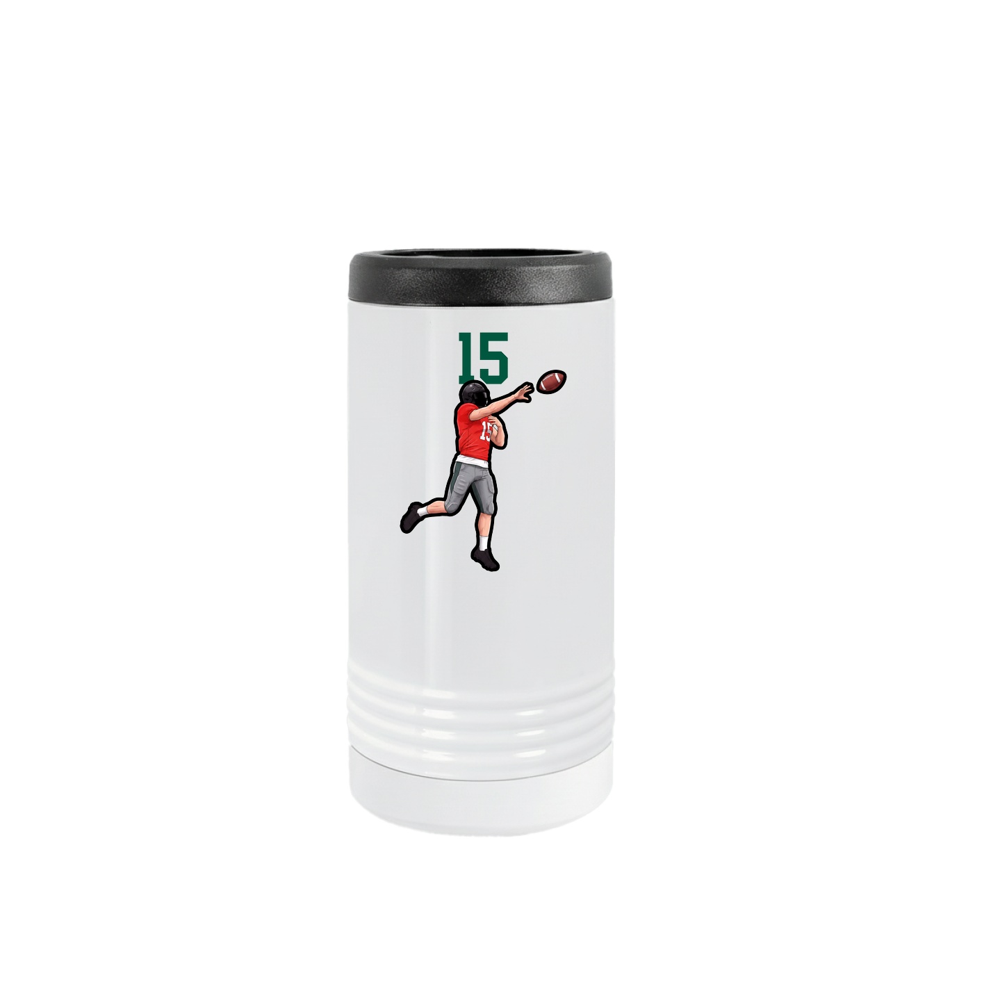 Slim Beverage Holder — Number Top in White