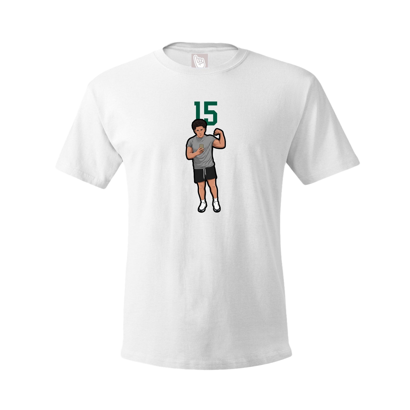 Tee — Number Top in White