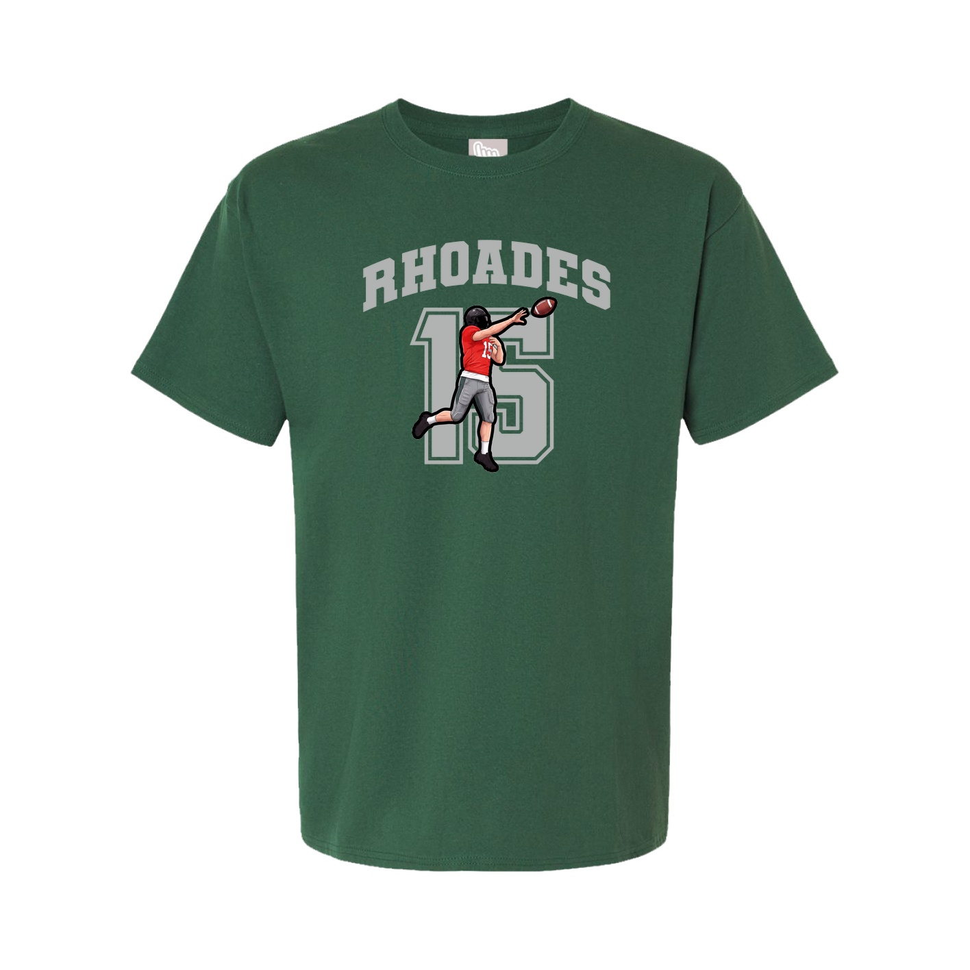 Youth Tee — Number in Green