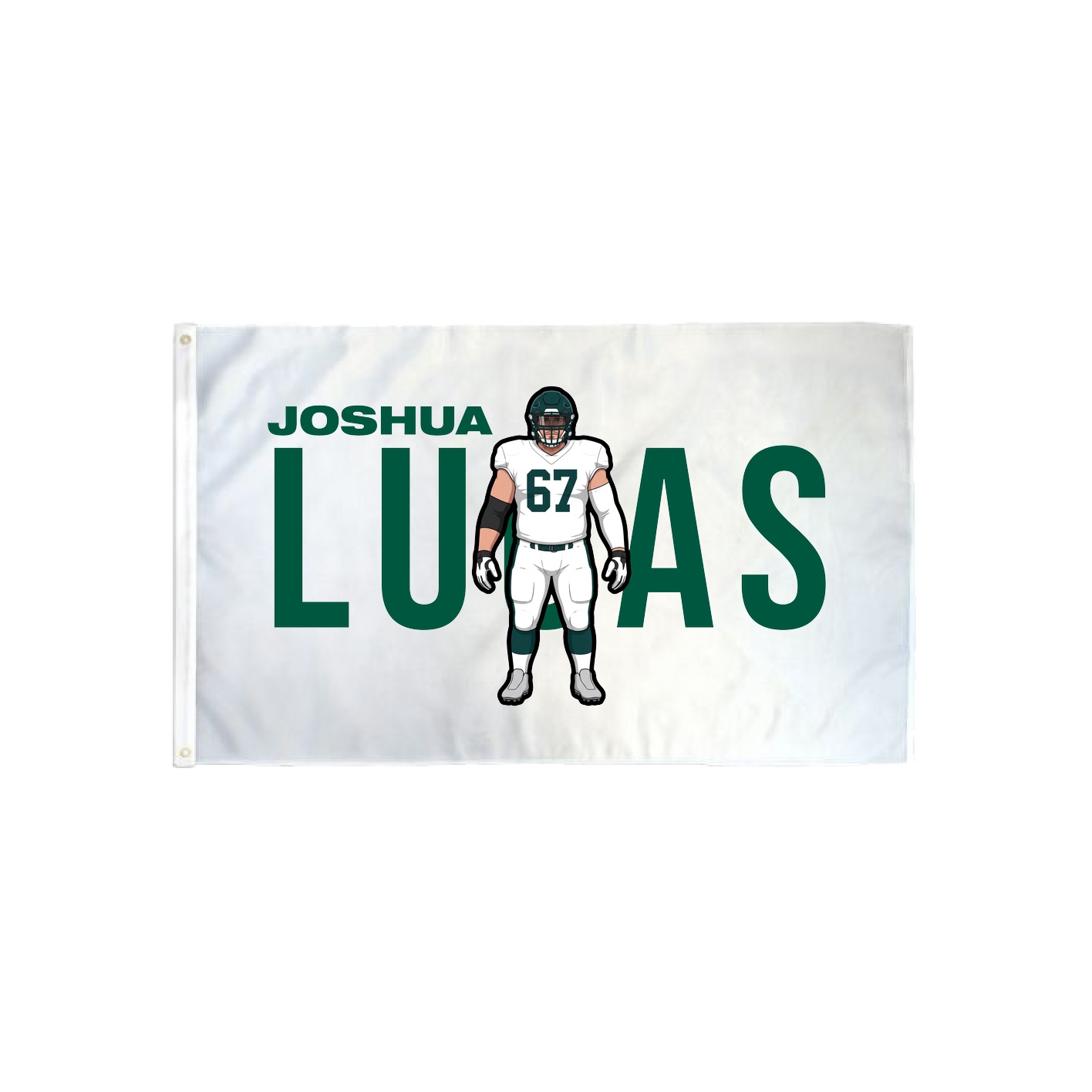 3x5 Flag — Player Name in Classic