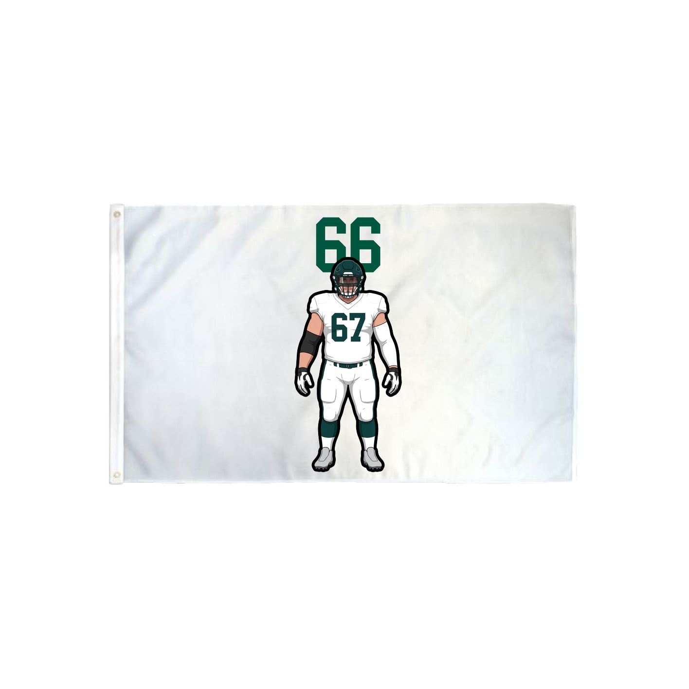 3x5 Flag — Number Top in Classic