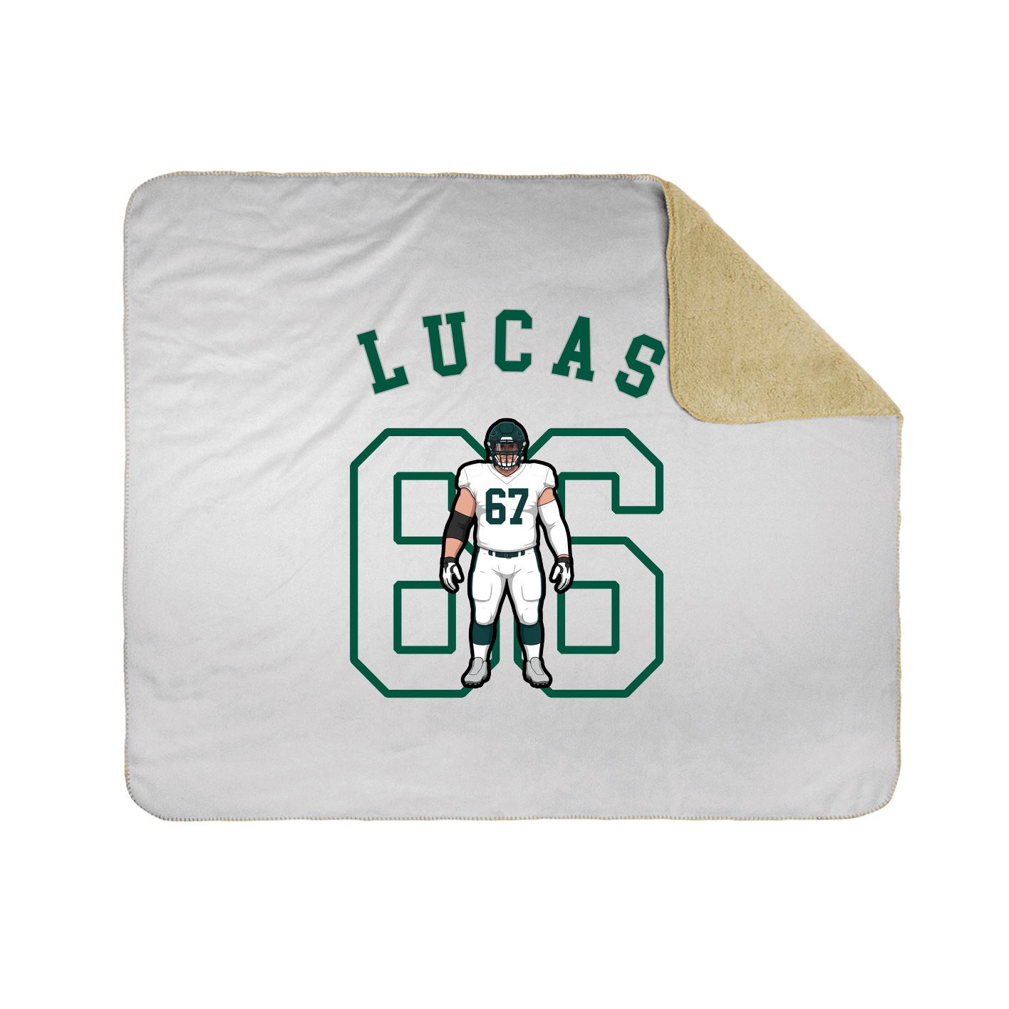 Throw Blanket — Shirsey Arch in White