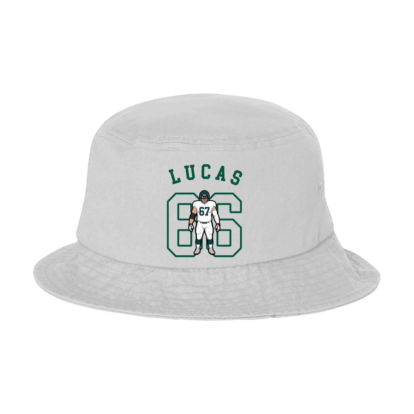 Bucket Cap — Shirsey Arch in White