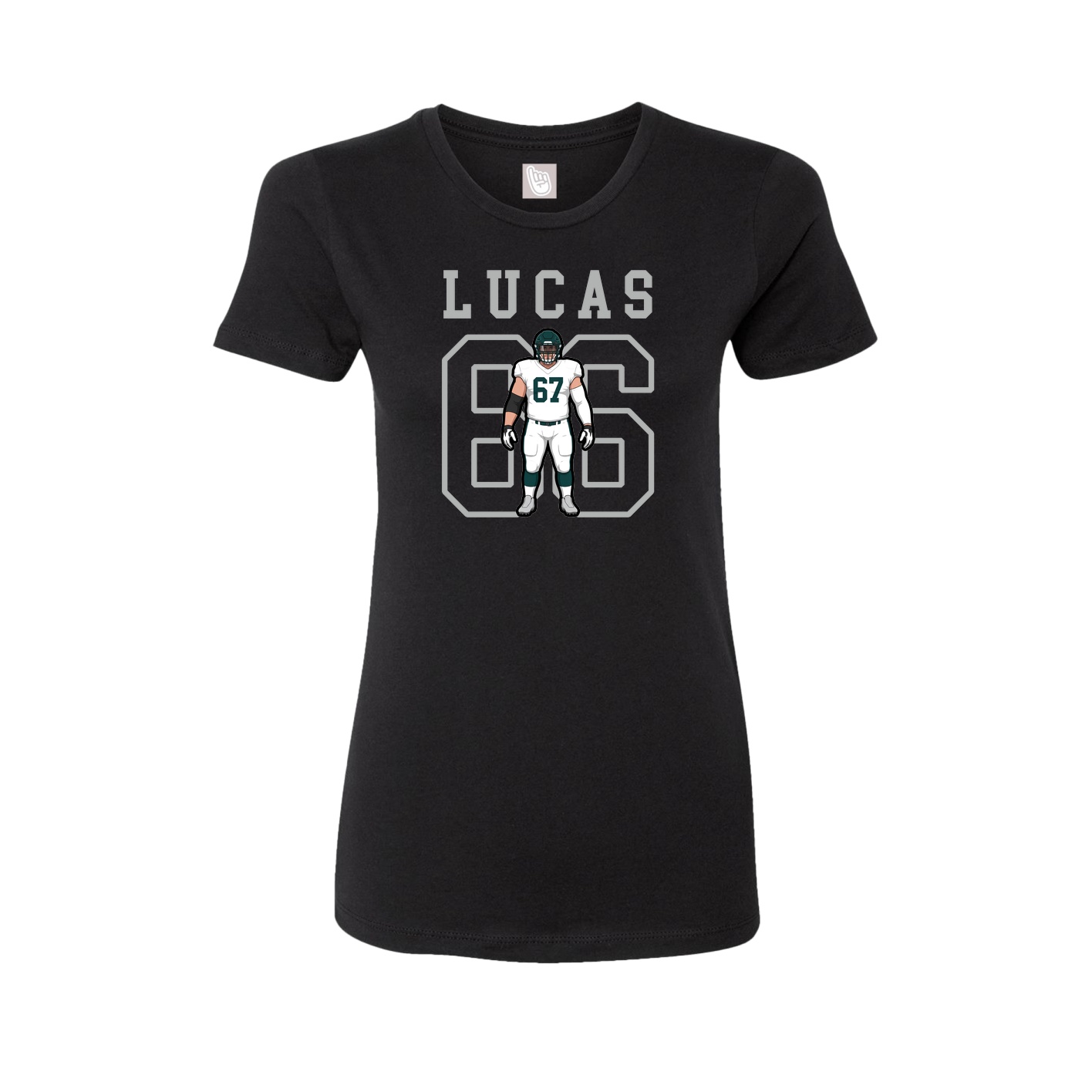 Fitted Women's Tee — Shirsey in Black