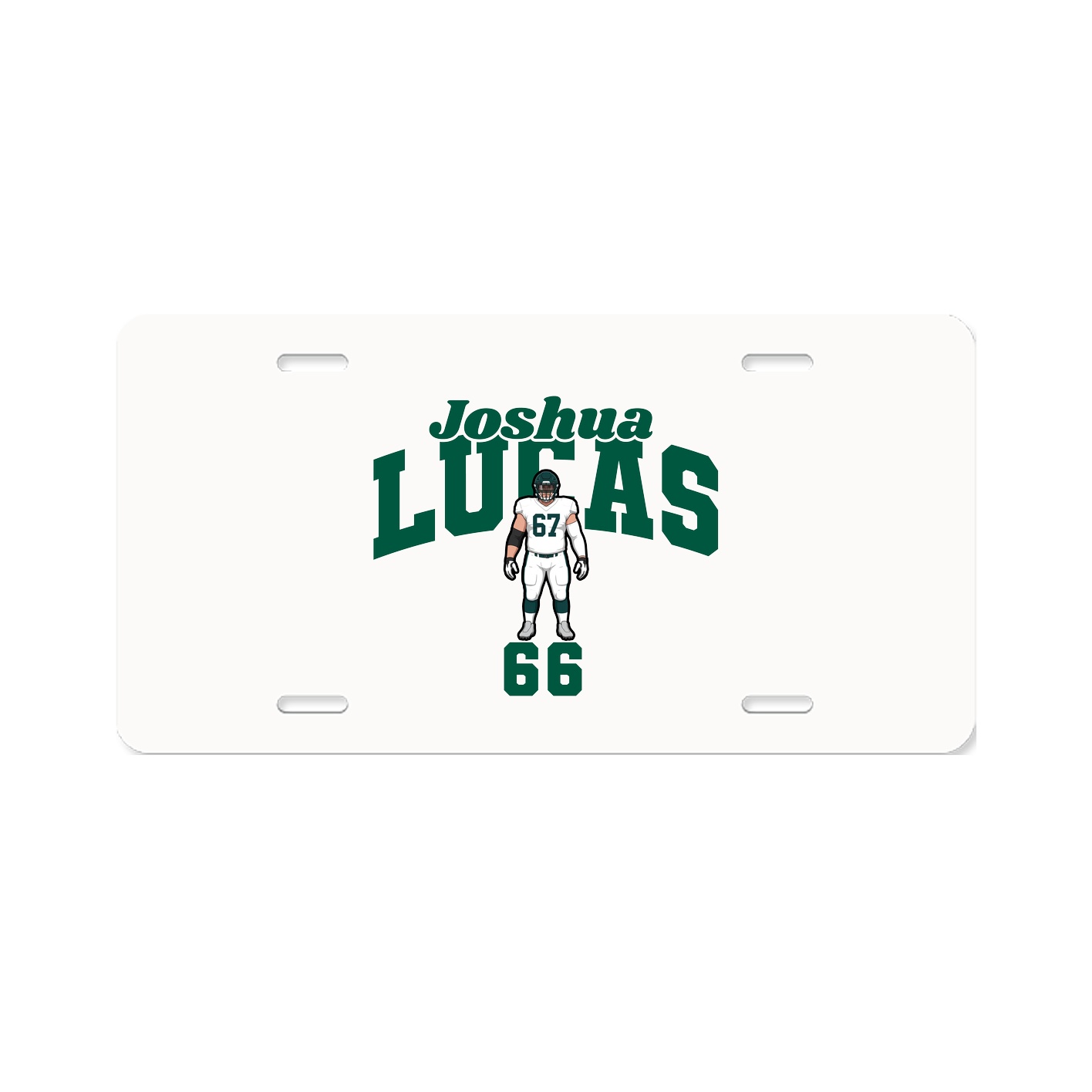 License Plate — Signature Arch in Classic