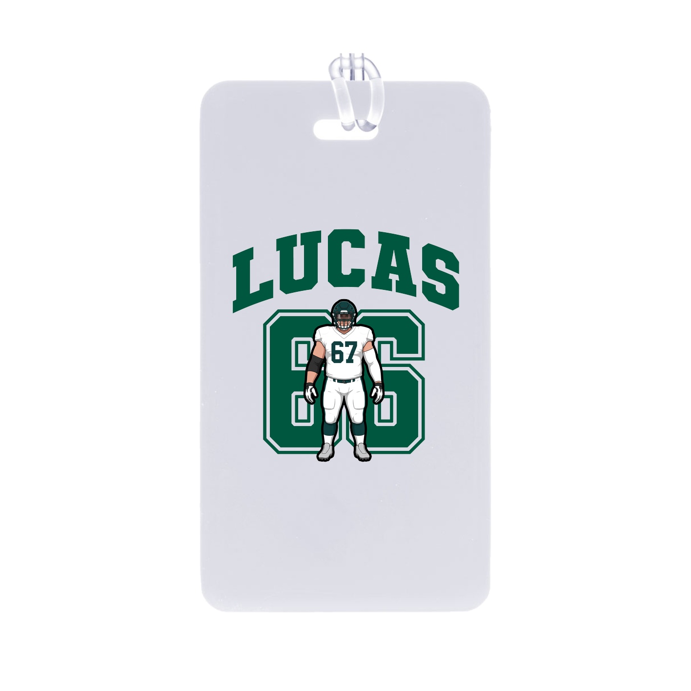 Bag Tag — Number in Classic