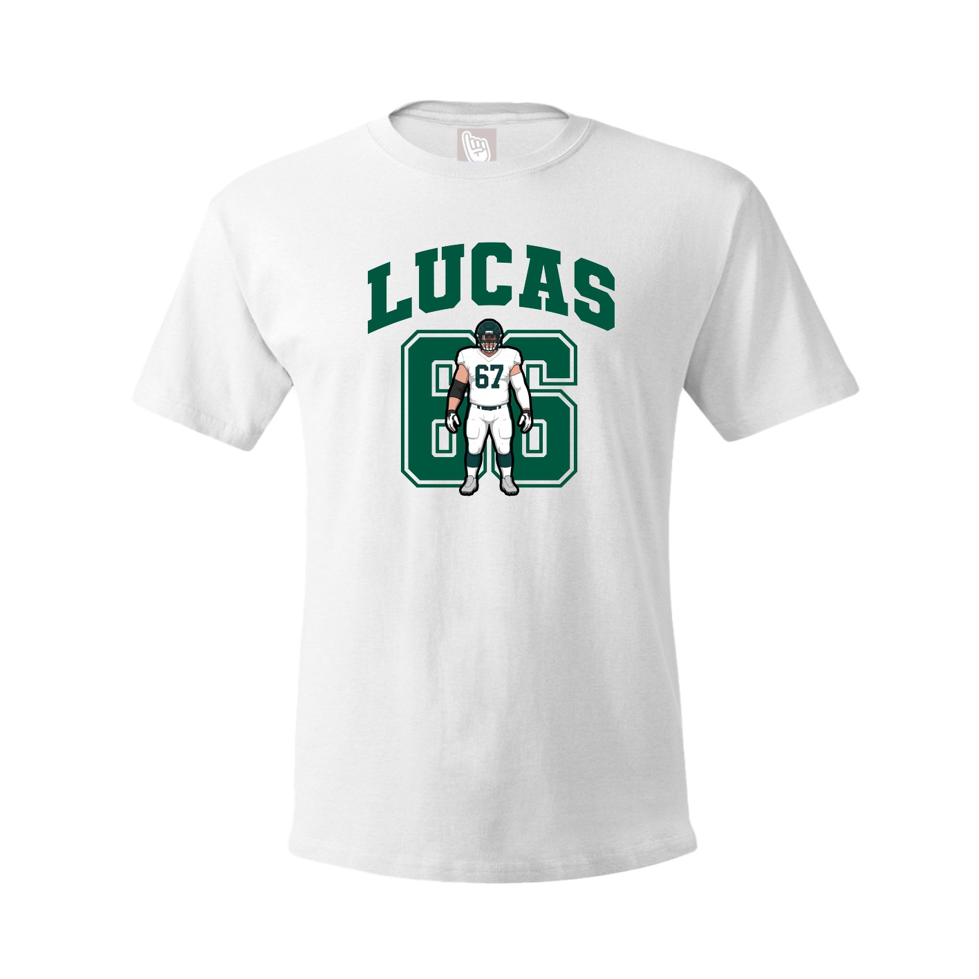 Tee — Number in White