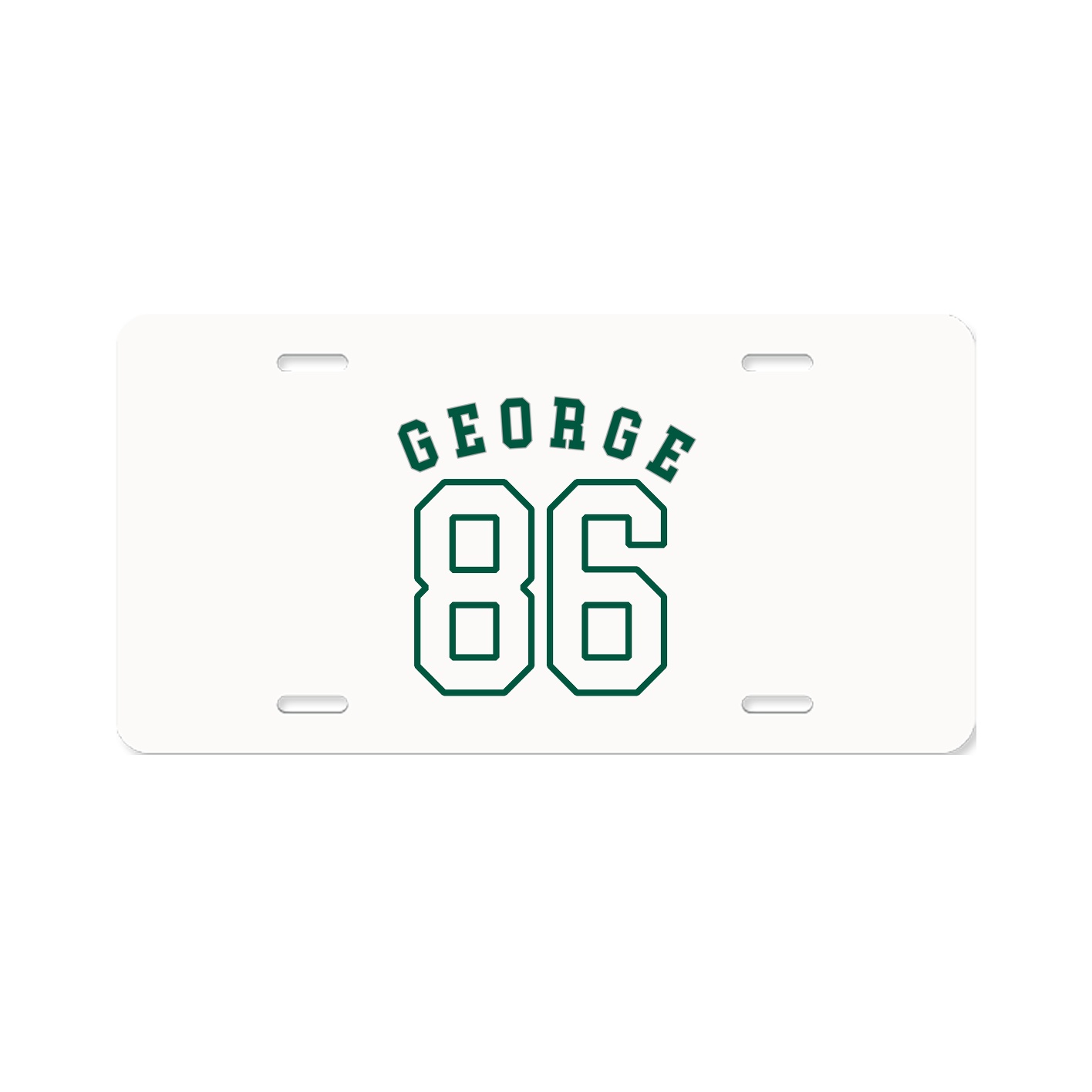 License Plate — Shirsey Arch in Classic