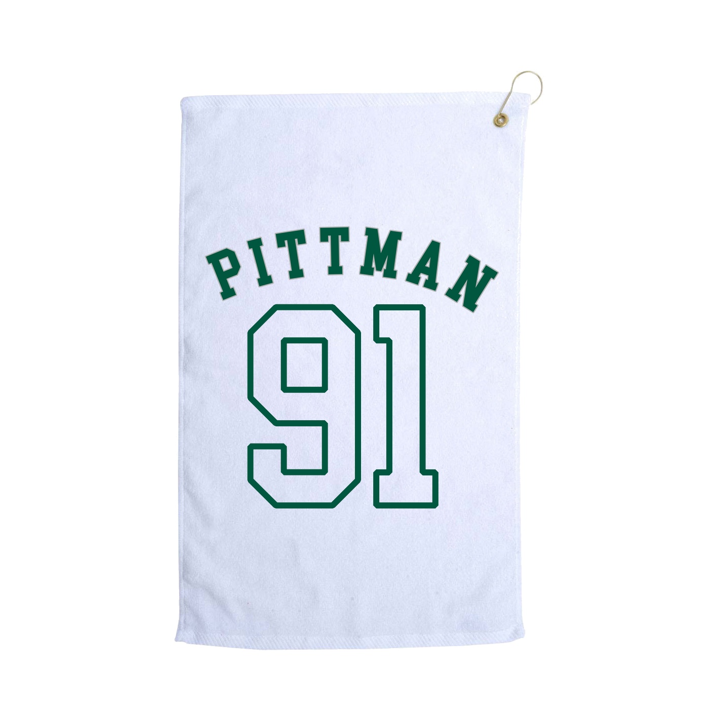 Golf Towel — Shirsey Arch in White