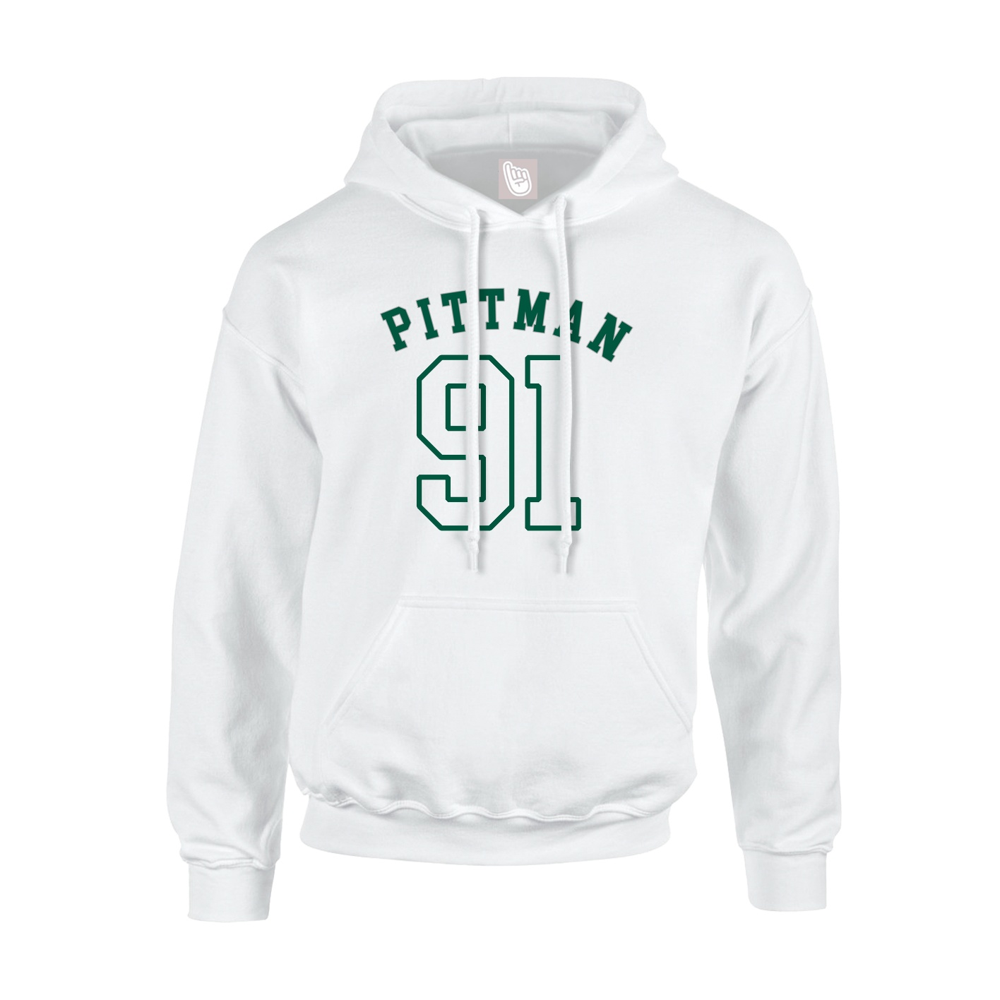 Hoodie — Shirsey Arch in White