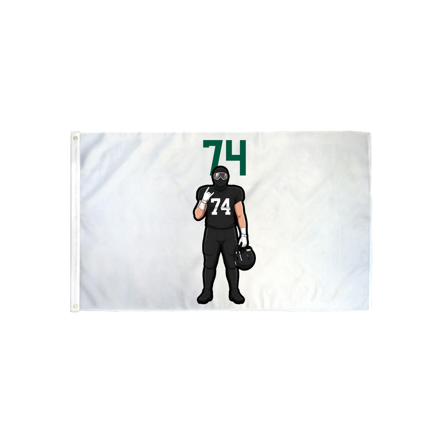 3x5 Flag — Number Top in Classic