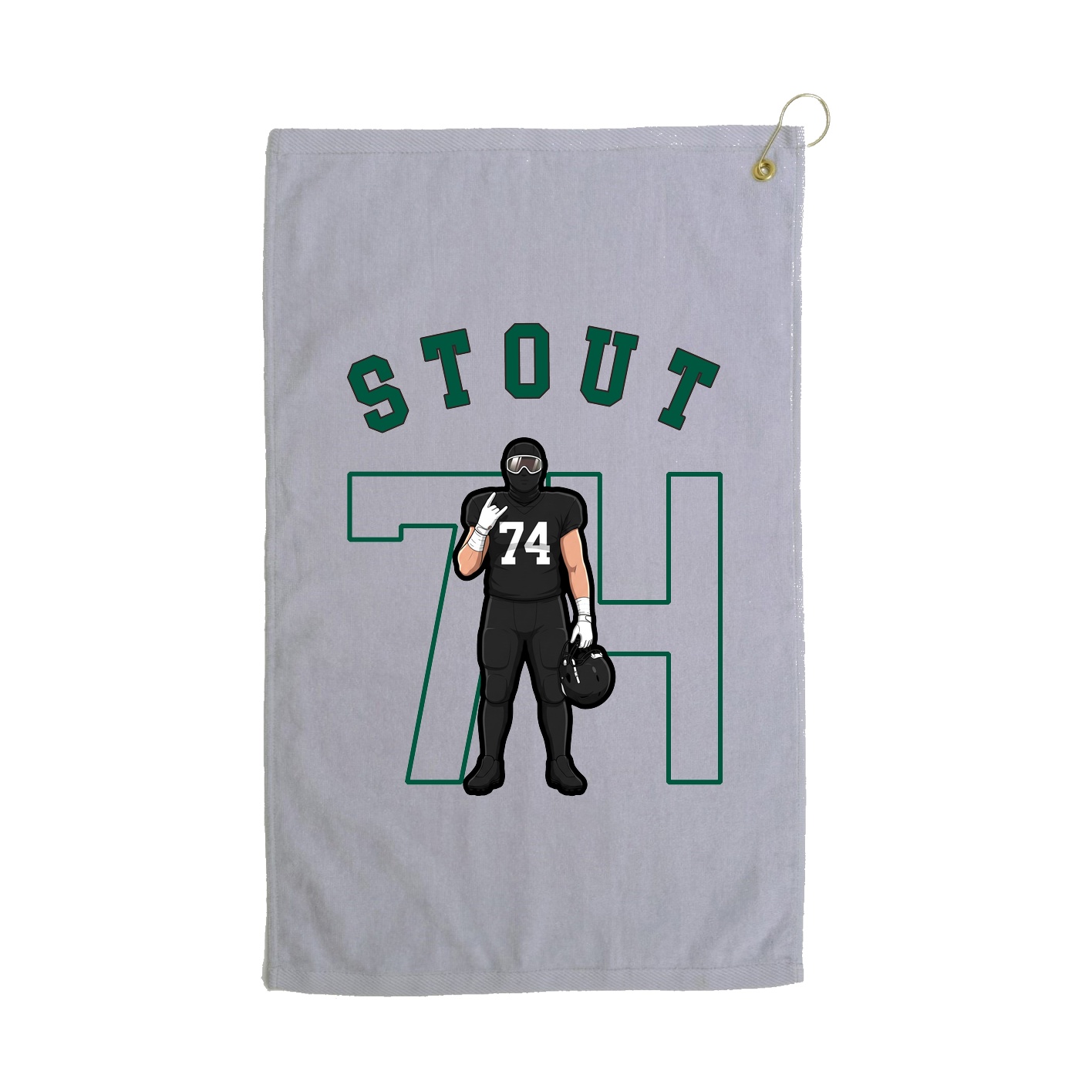 Golf Towel — Shirsey Arch in Grey