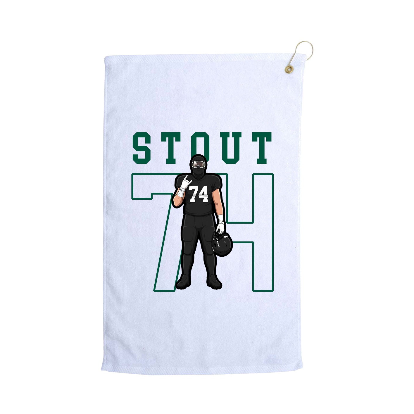 Golf Towel — Shirsey in White