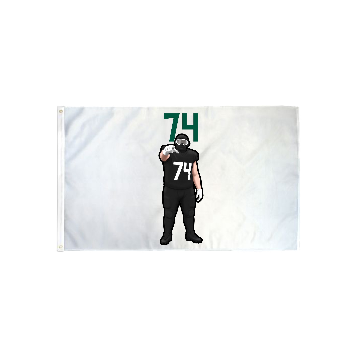 3x5 Flag — Number Top in Classic