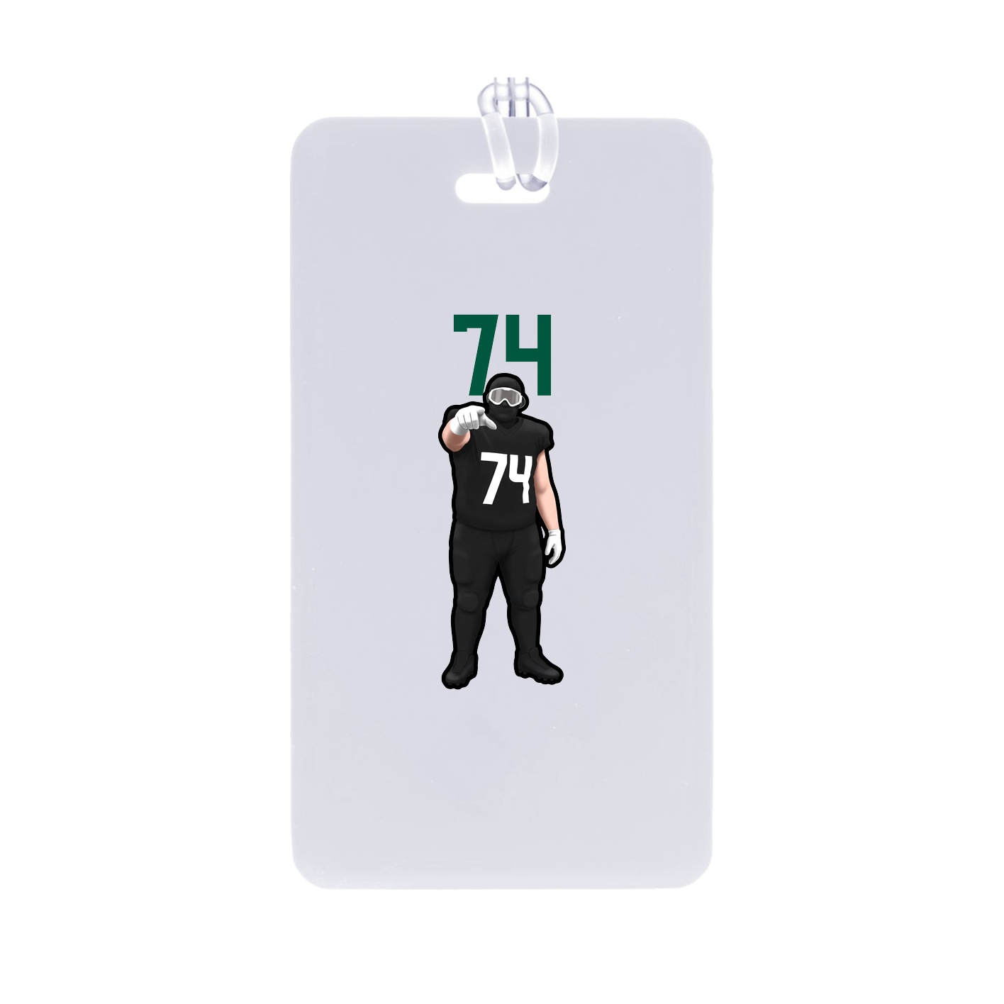 Bag Tag — Number Top in Classic