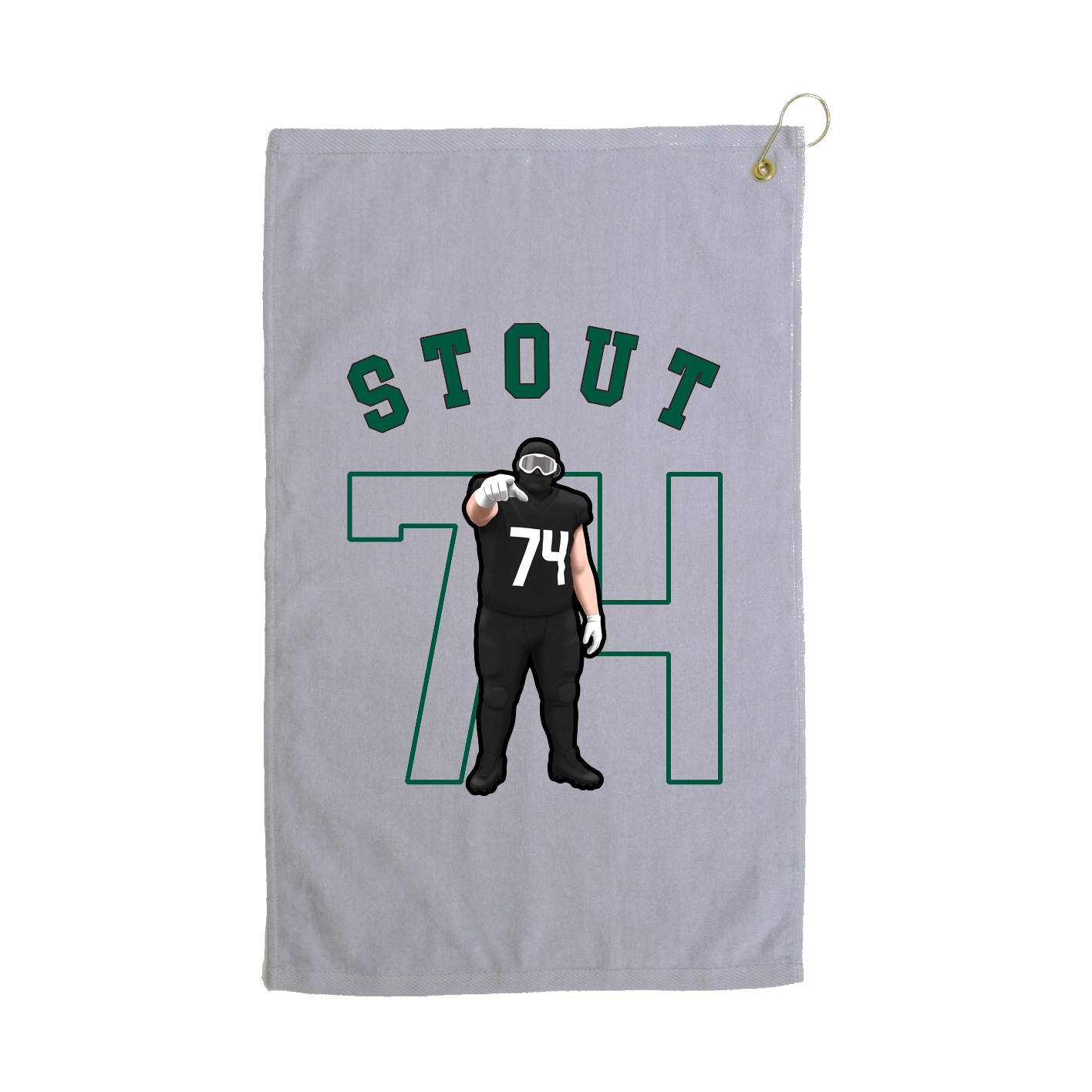 Golf Towel — Shirsey Arch in Grey
