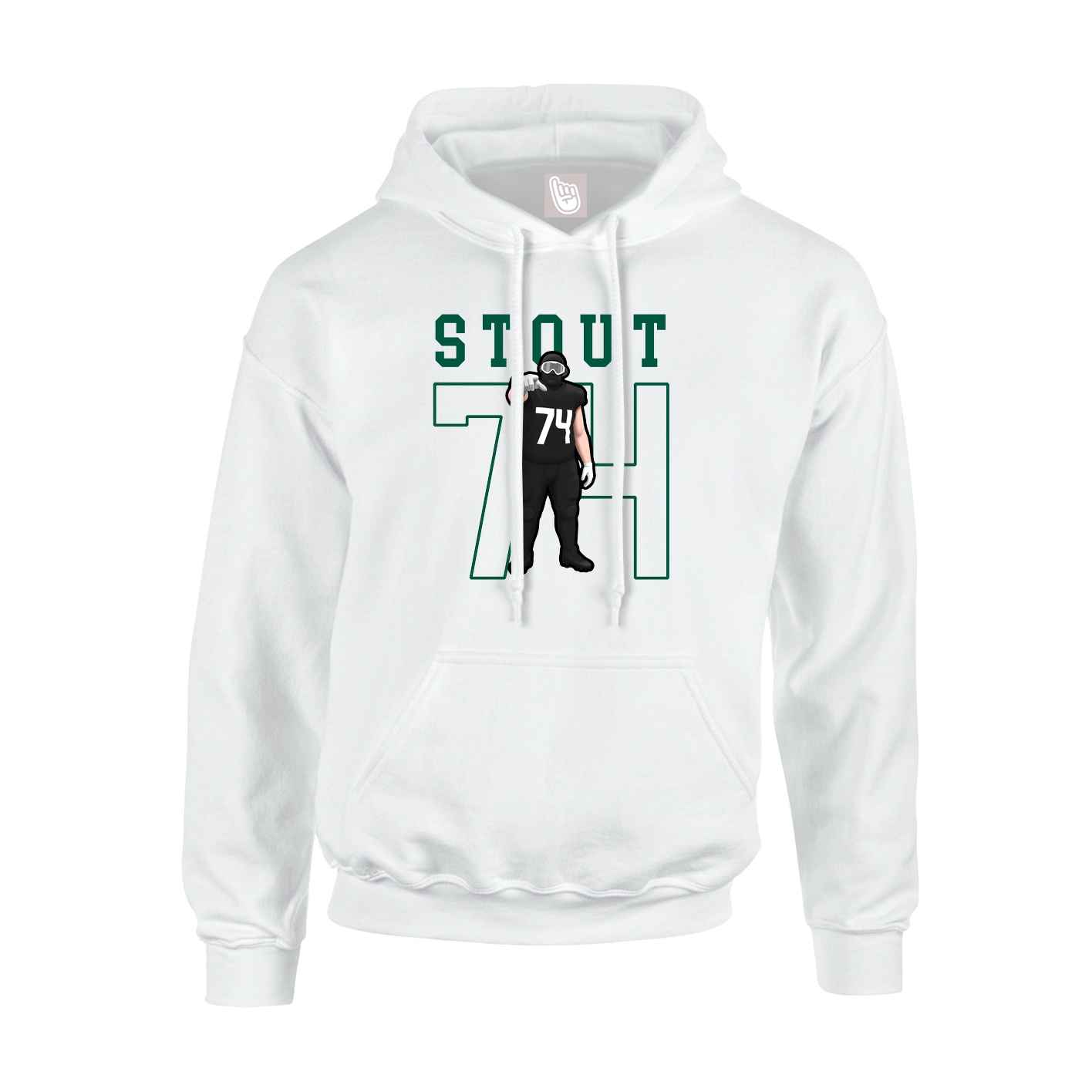 Hoodie — Shirsey in White