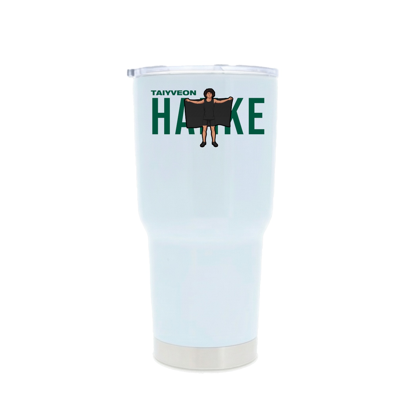 30oz Stainless Steel Tumbler — Player Name in White