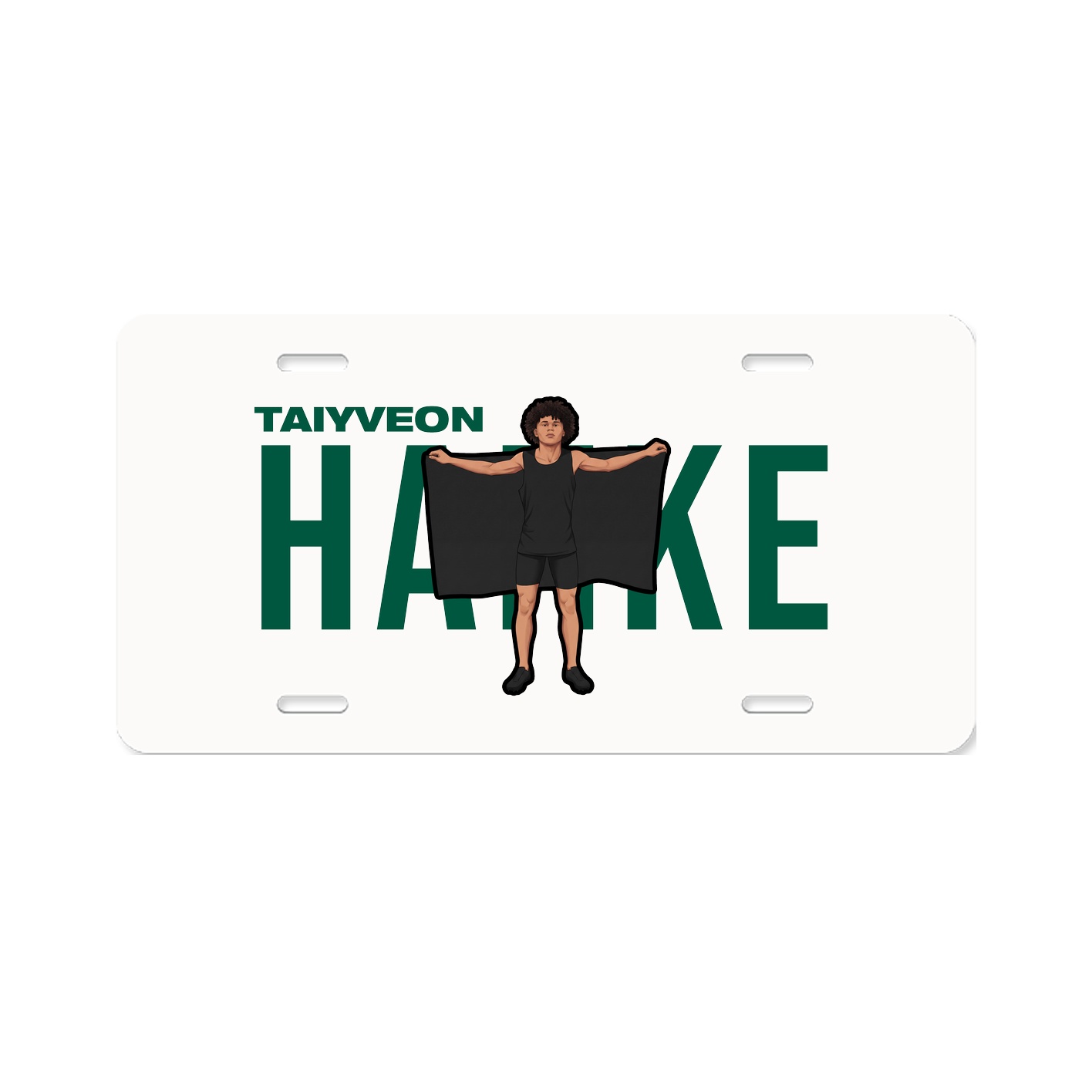 License Plate — Player Name in Classic