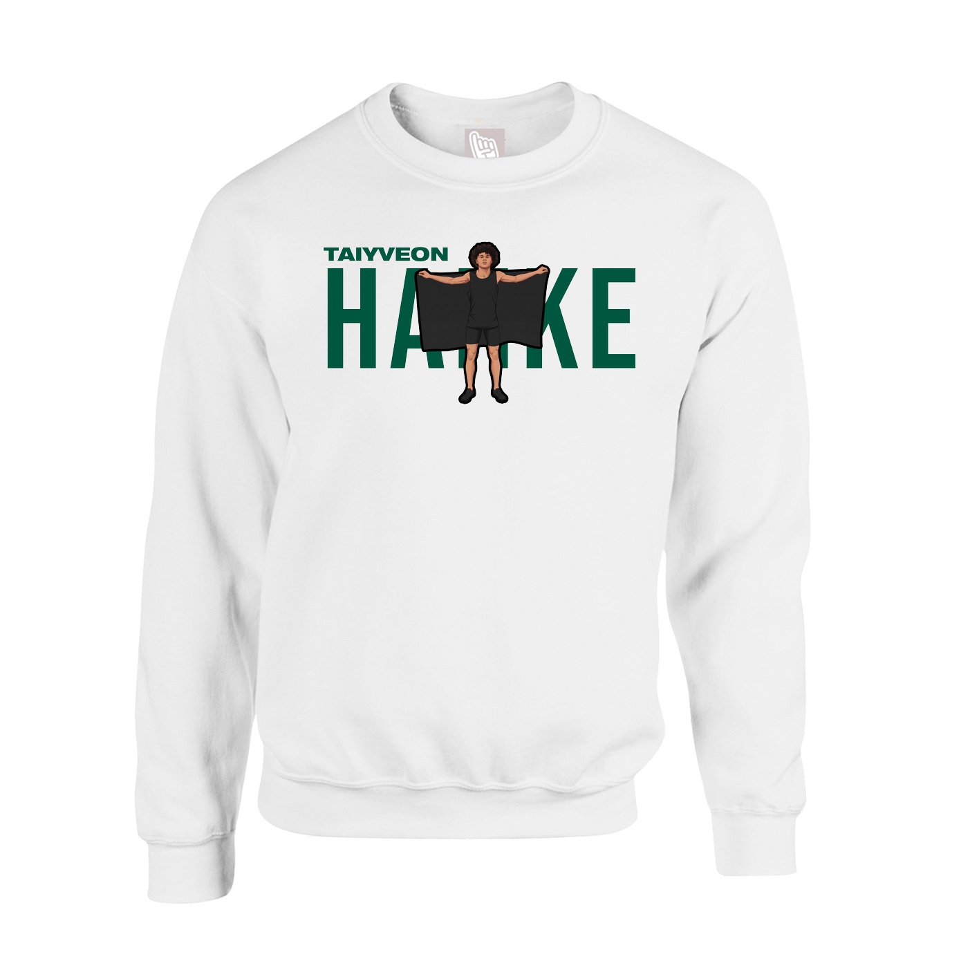 Fleece Crew — Player Name in White