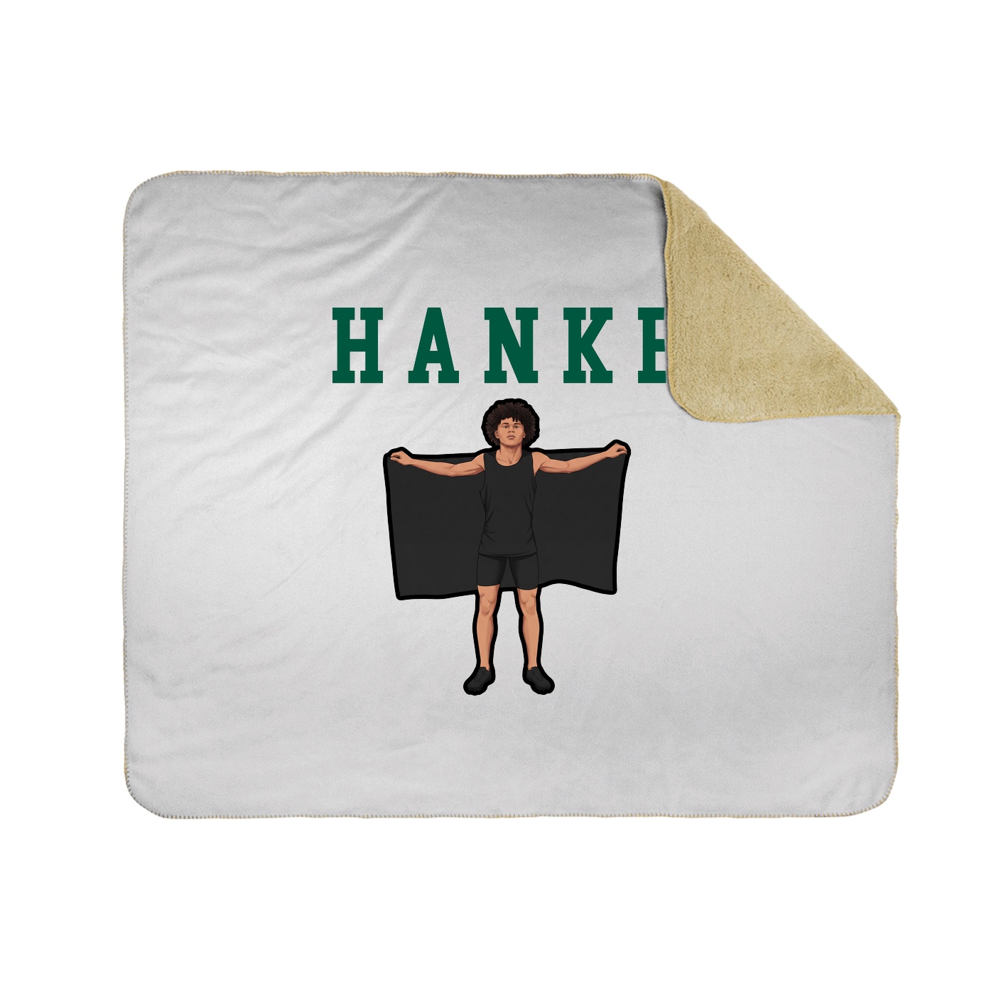 Throw Blanket — Shirsey in White