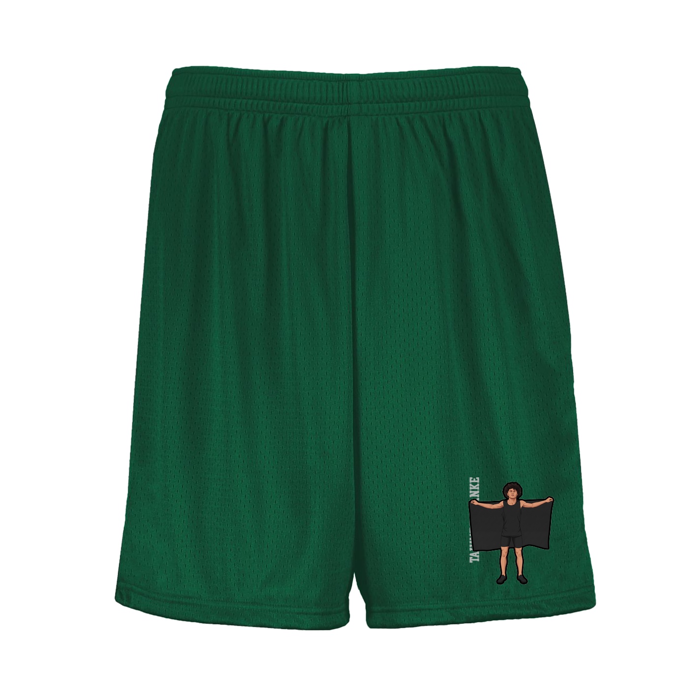 Shorts — Name Vertical in Green