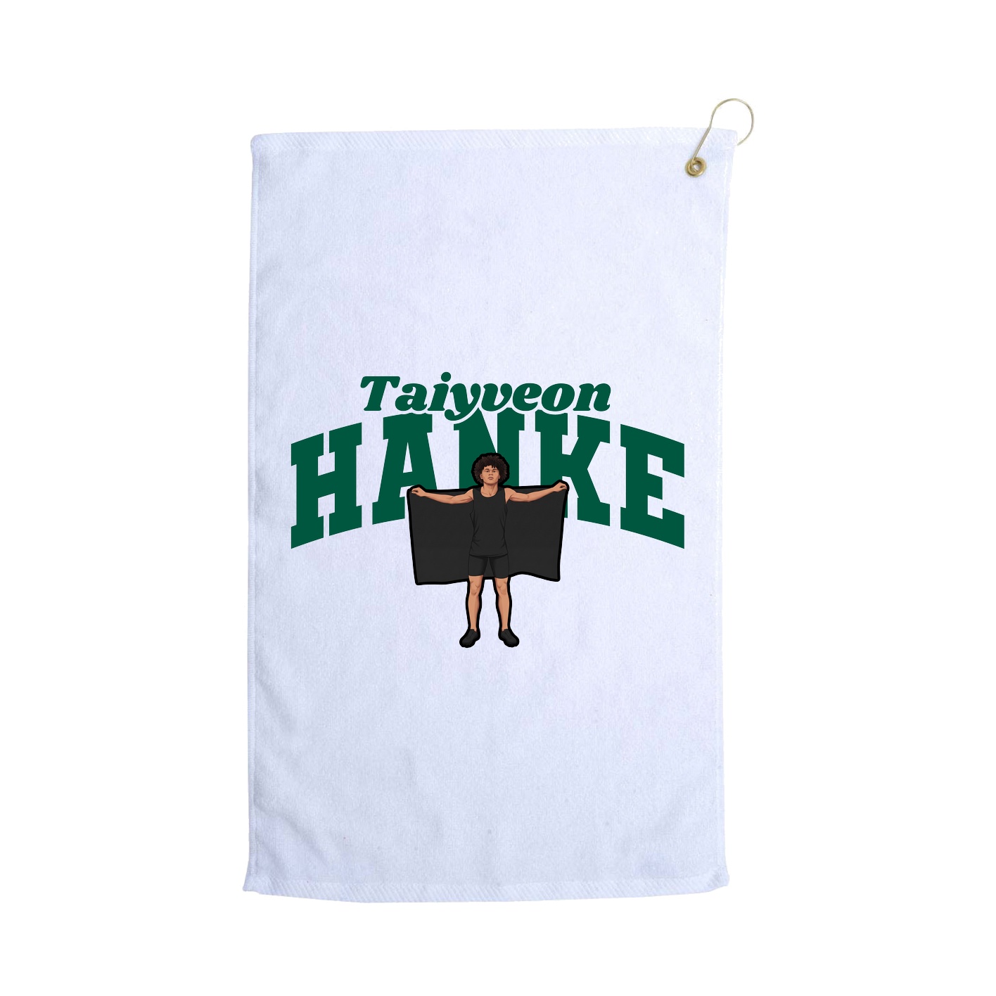 Golf Towel — Signature Arch in White