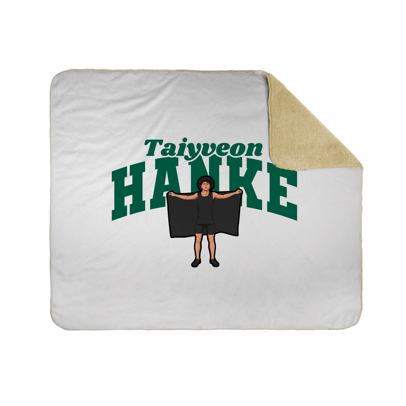 Throw Blanket — Signature Arch in White