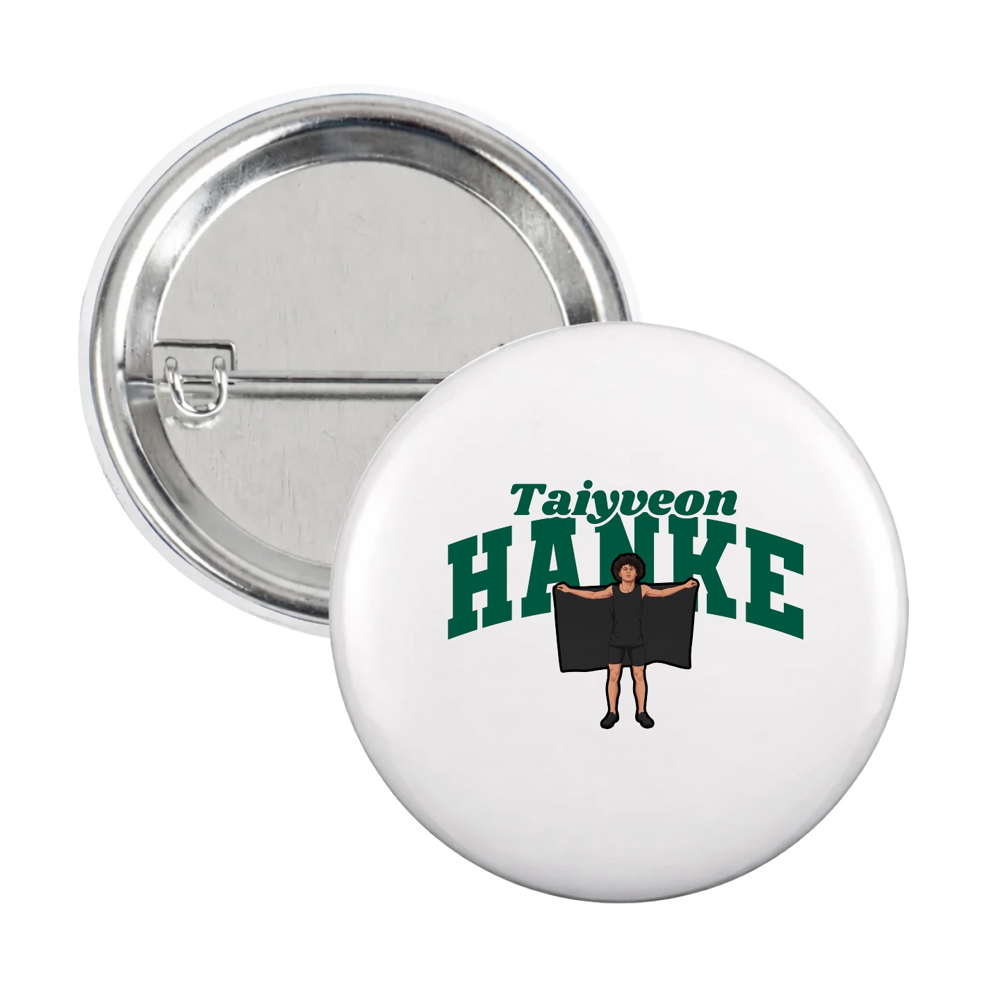 Game Day Button — Signature Arch in White