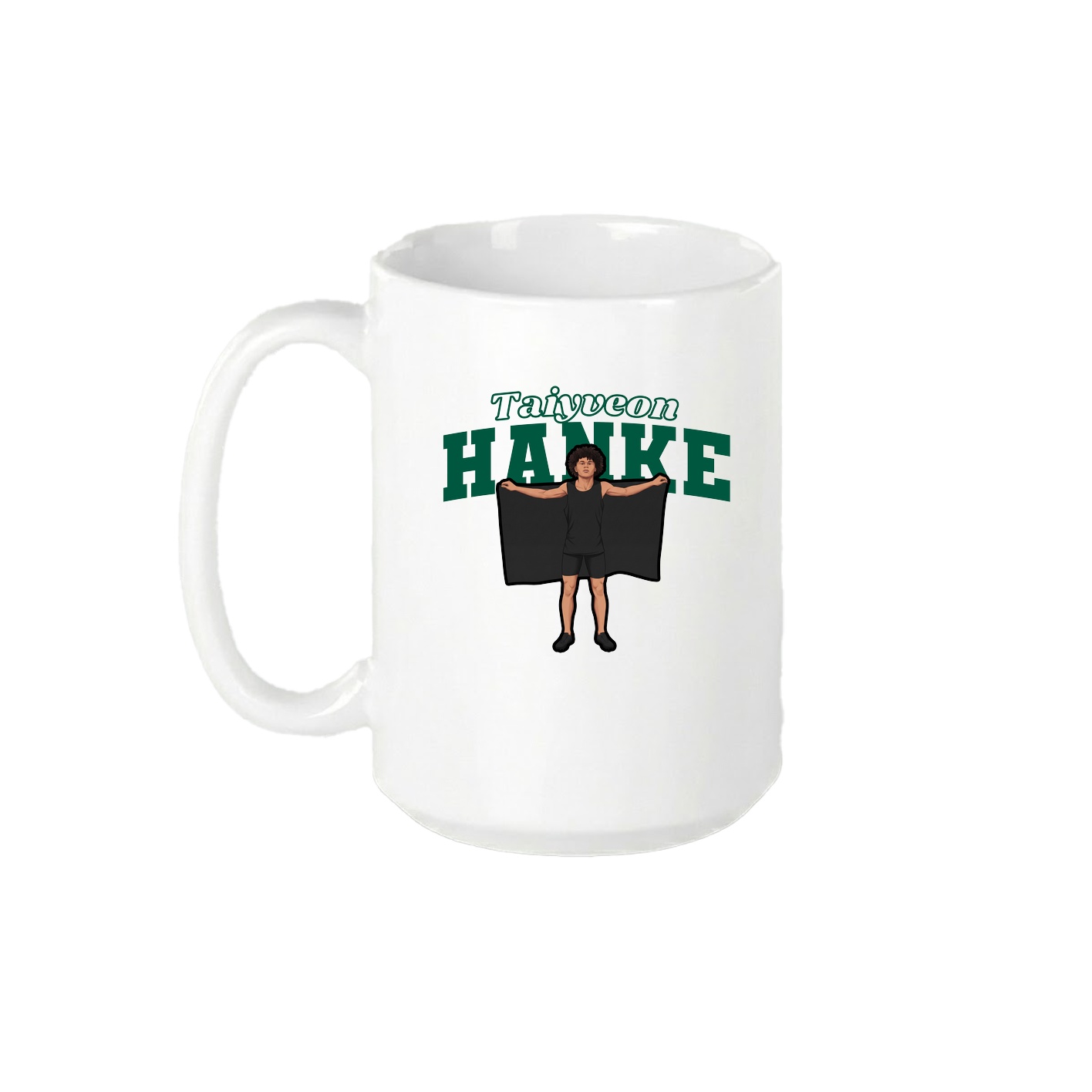 15oz Coffee Mug — Name Arch in White