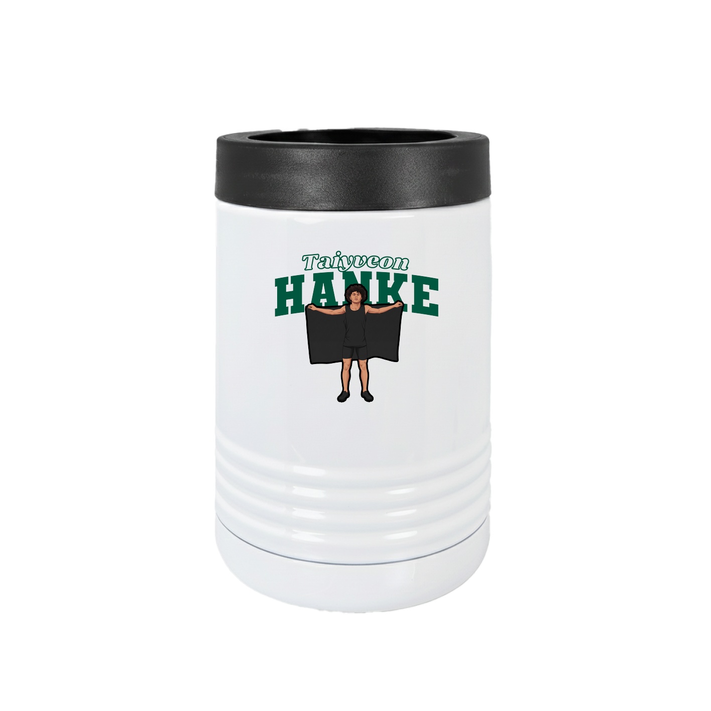 Beverage Holder — Name Arch in White