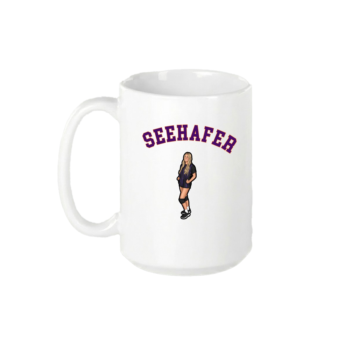 15oz Coffee Mug — Shirsey Arch in White