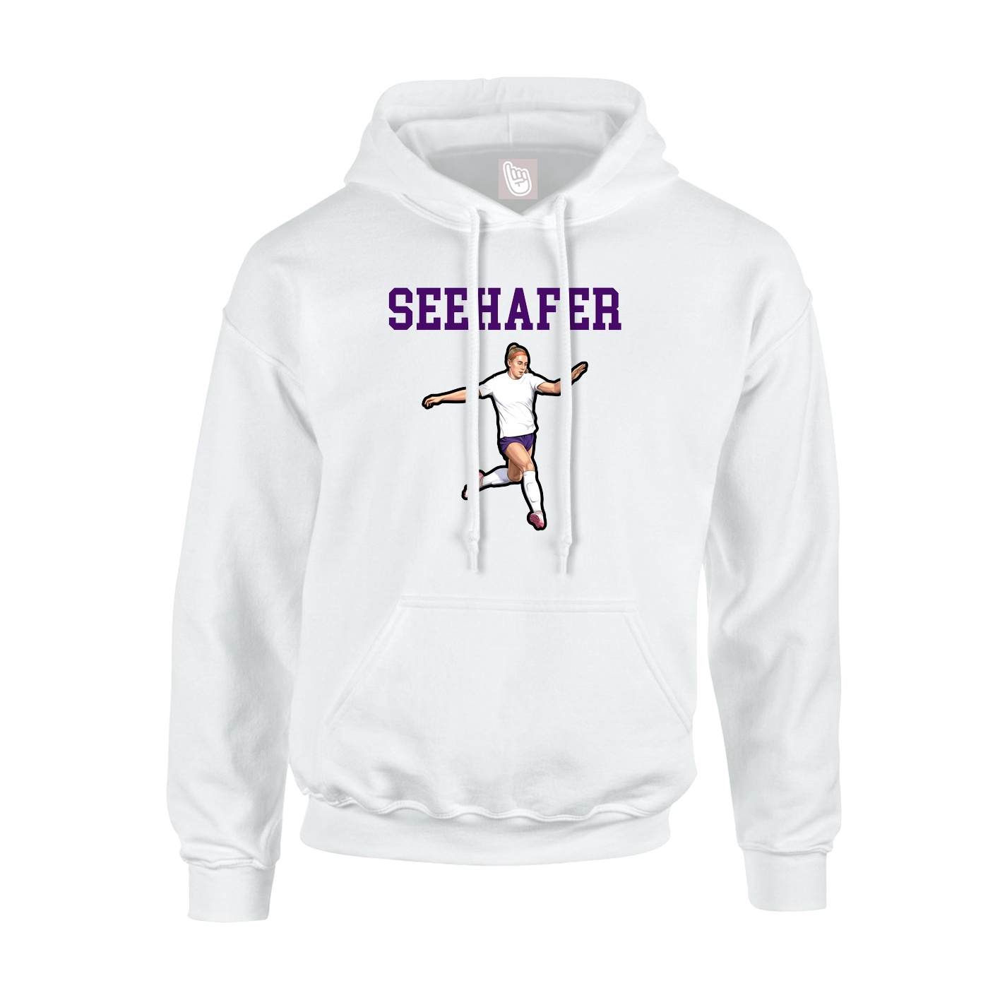 Youth Hoodie — Shirsey in White