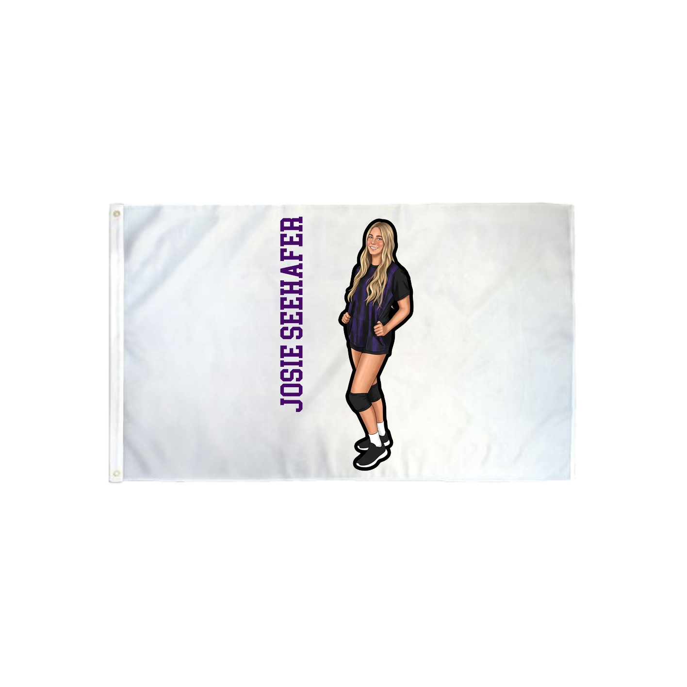 3x5 Flag — Name Vertical in Classic