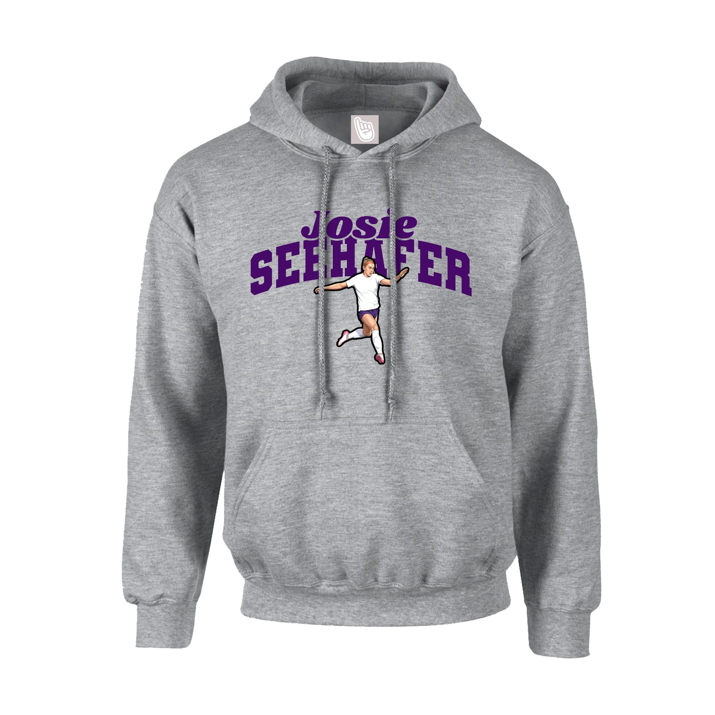 Hoodie — Signature Arch in Grey