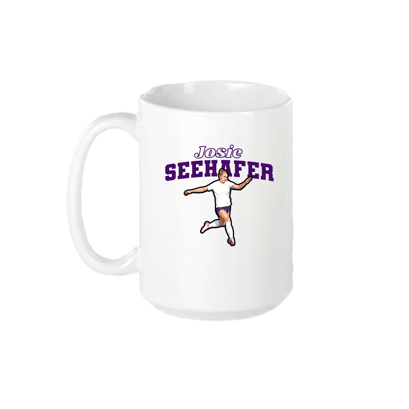 15oz Coffee Mug — Name Arch in White