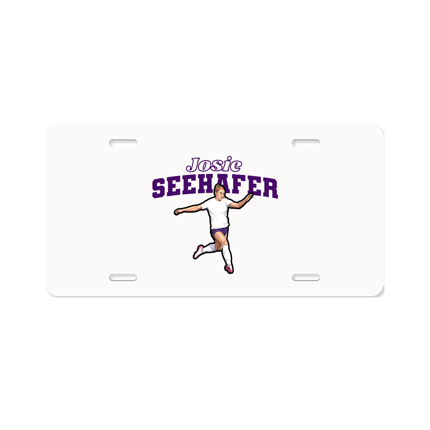 License Plate — Name Arch in Classic