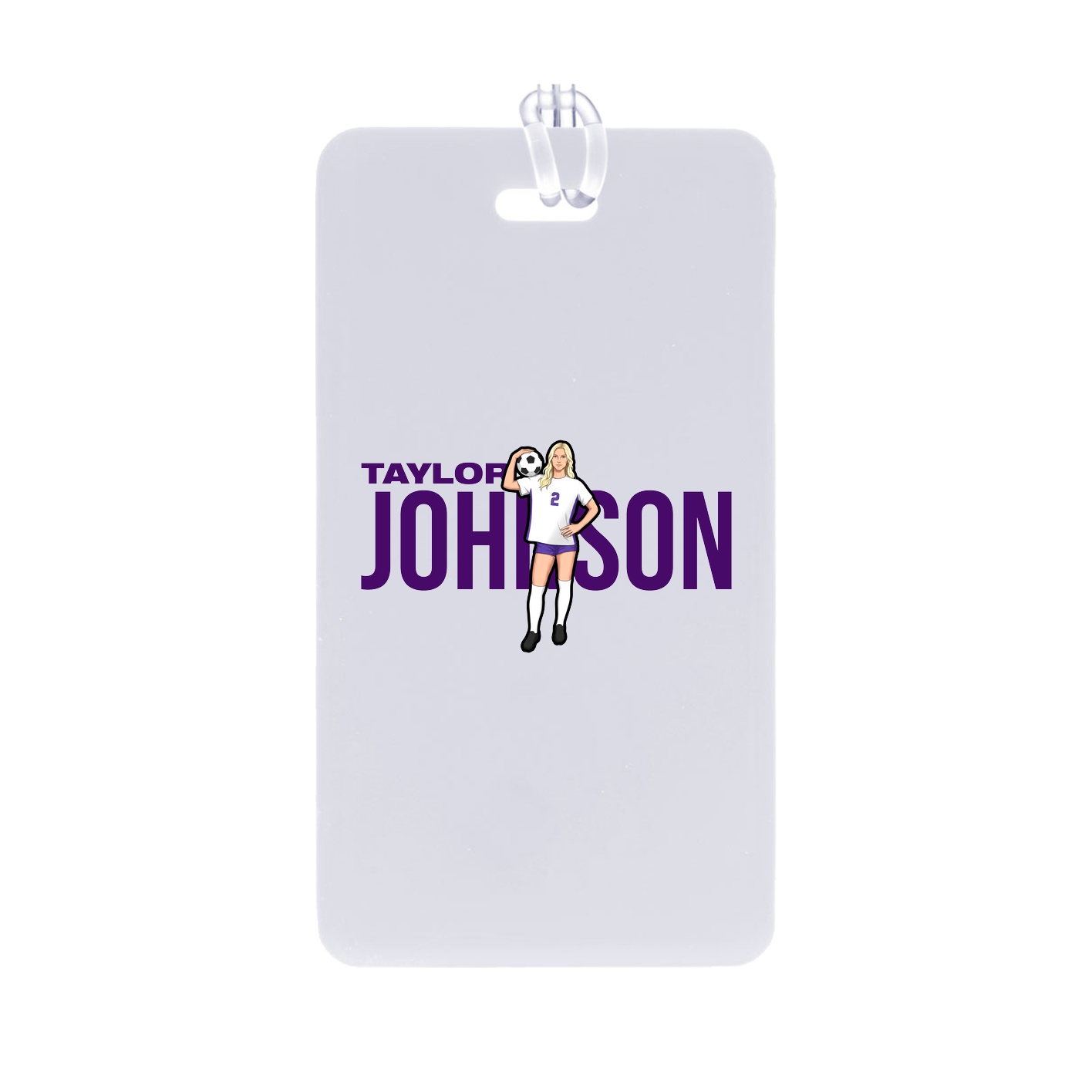 Bag Tag — Player Name in Classic